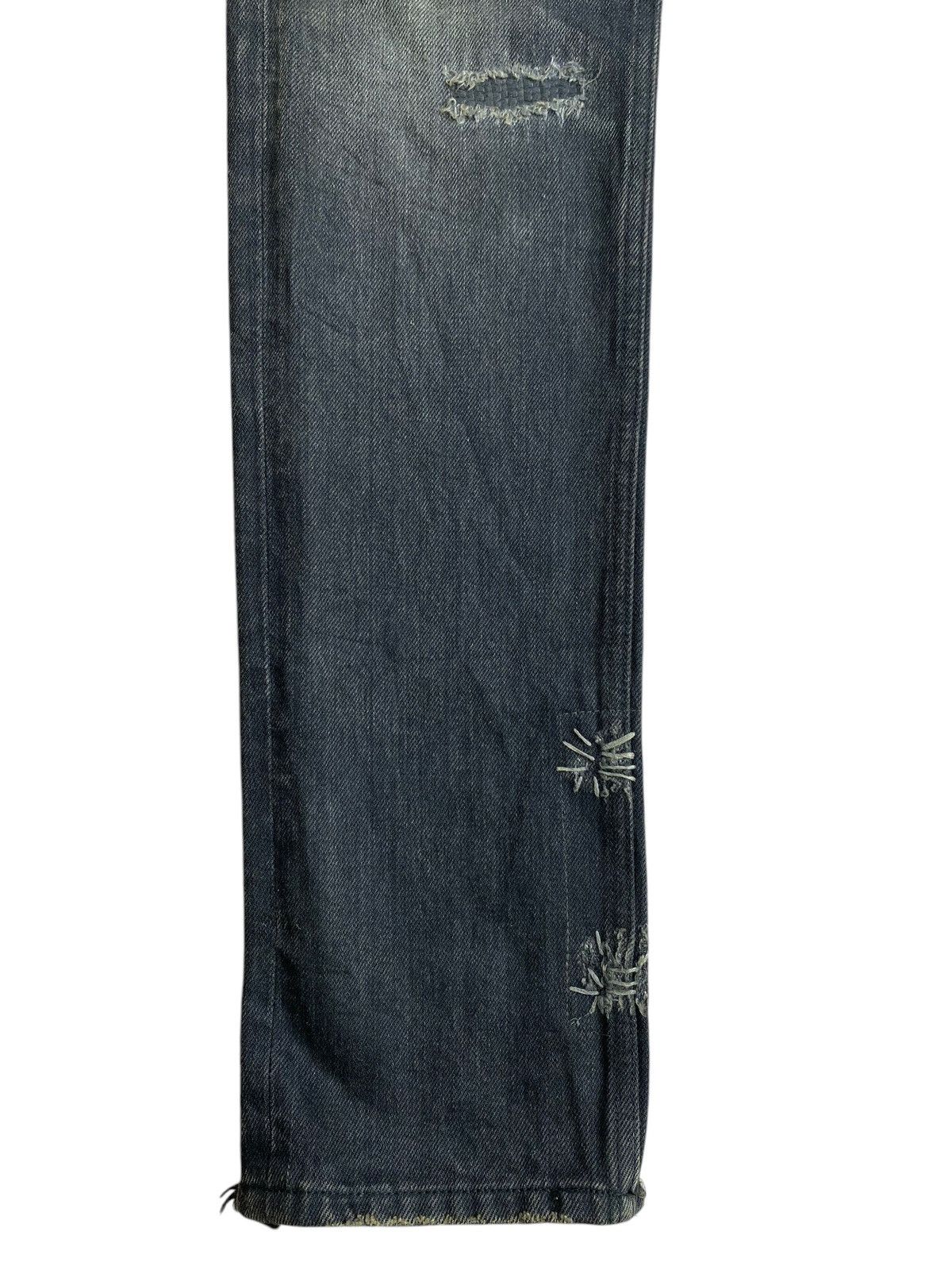 Japanese Brand Ego Tripping Japan Kurt Slim Fit Distressed Denim Size US 31 - 8 Thumbnail