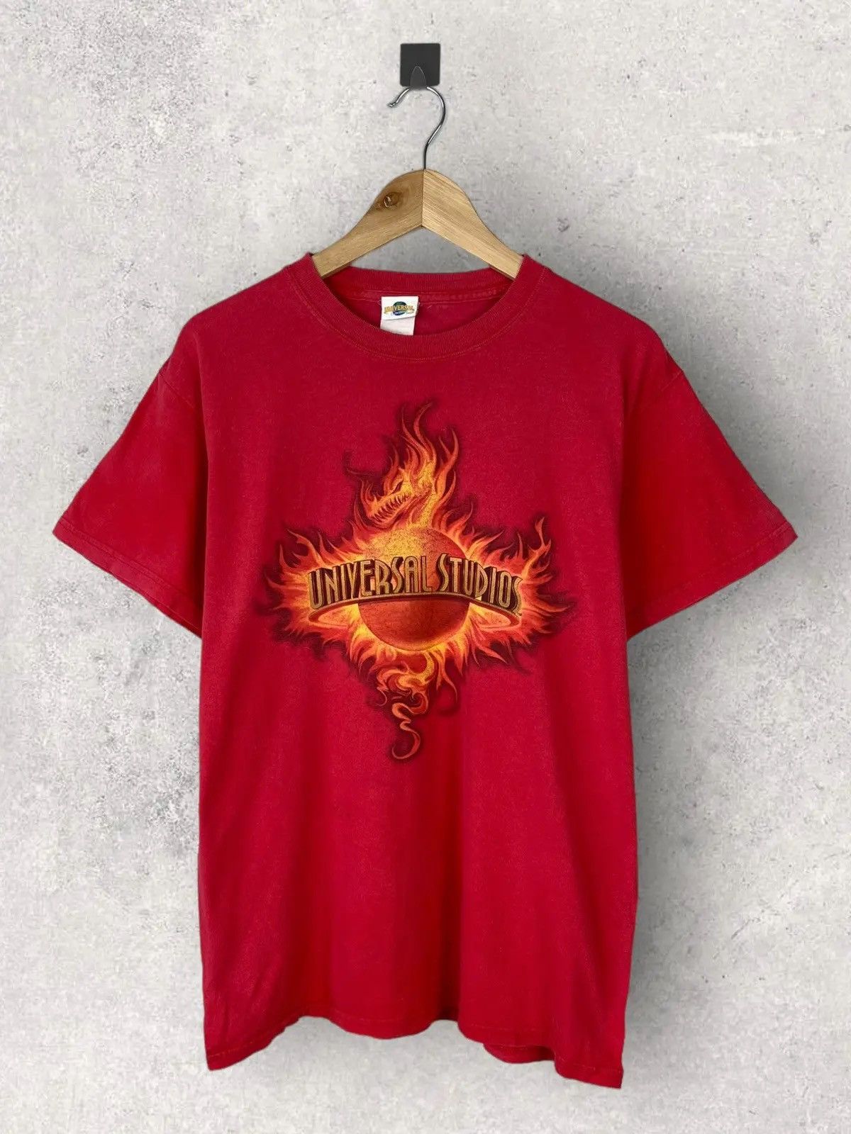 Universal Studios Vintage 90s Universal Studios Orlando Tee Flame Size US M / EU 48-50 / 2 - 1 Thumbnail