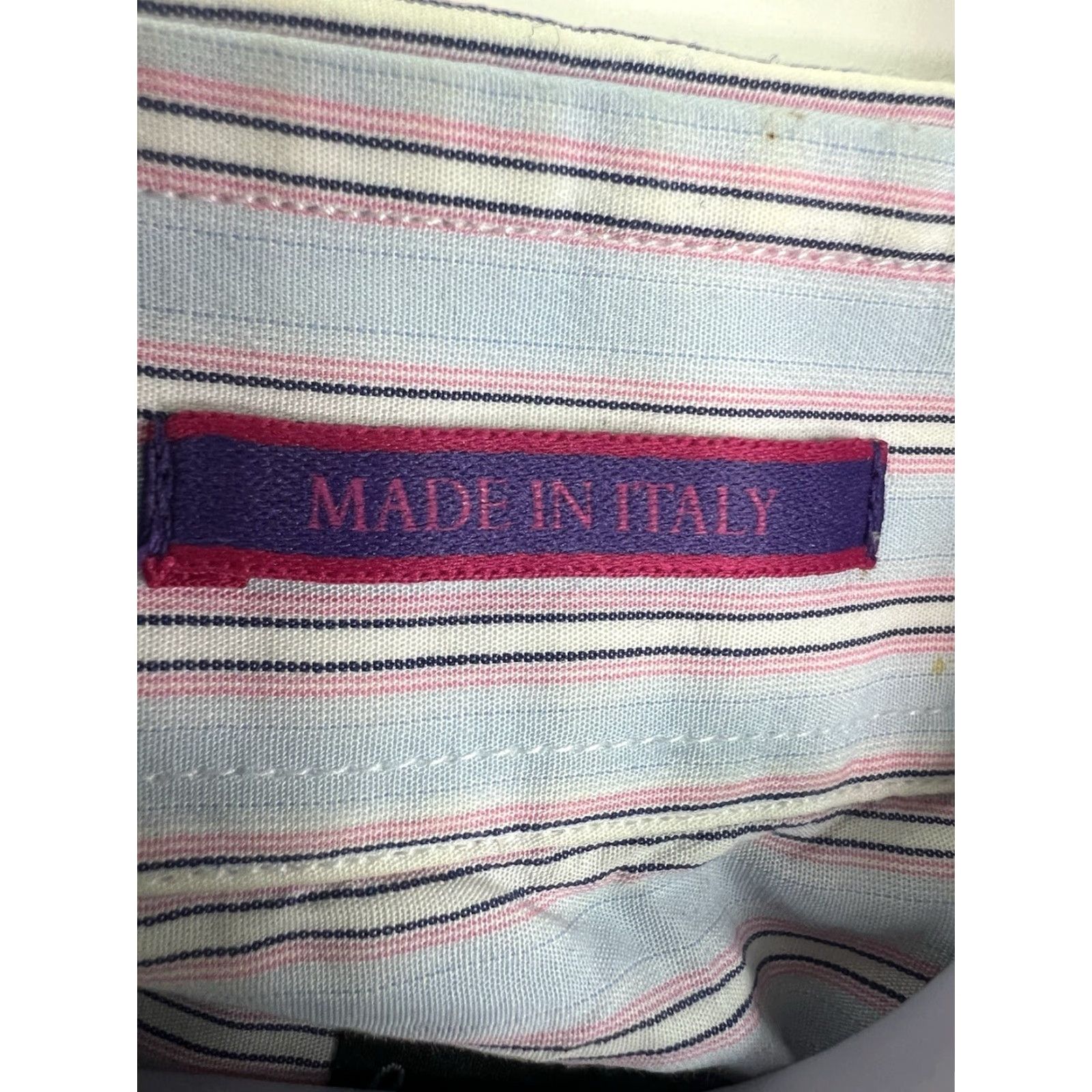 Paul Smith VINTAGE Paul Smith London Striped Button-Up Shirt Mens Size 16.5 Blue Casual Business Size US L / EU 52-54 / 3 - 5 Thumbnail