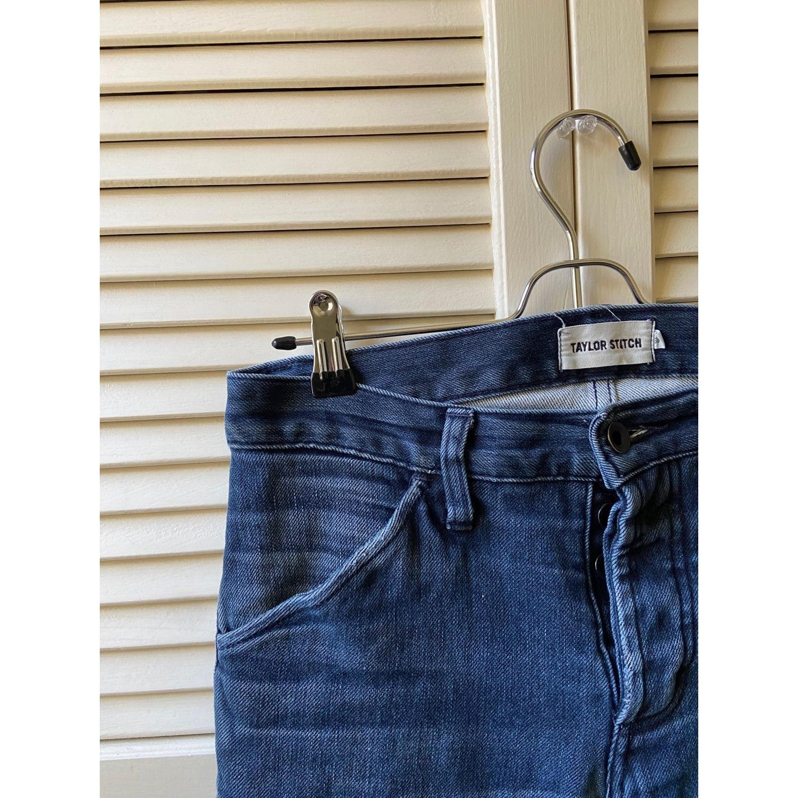 Taylor Stitch Taylor Stitch Blue Denim Skinny Jeans Pants Men’s Size 30x34 Size US 30 / EU 46 - 8 Thumbnail