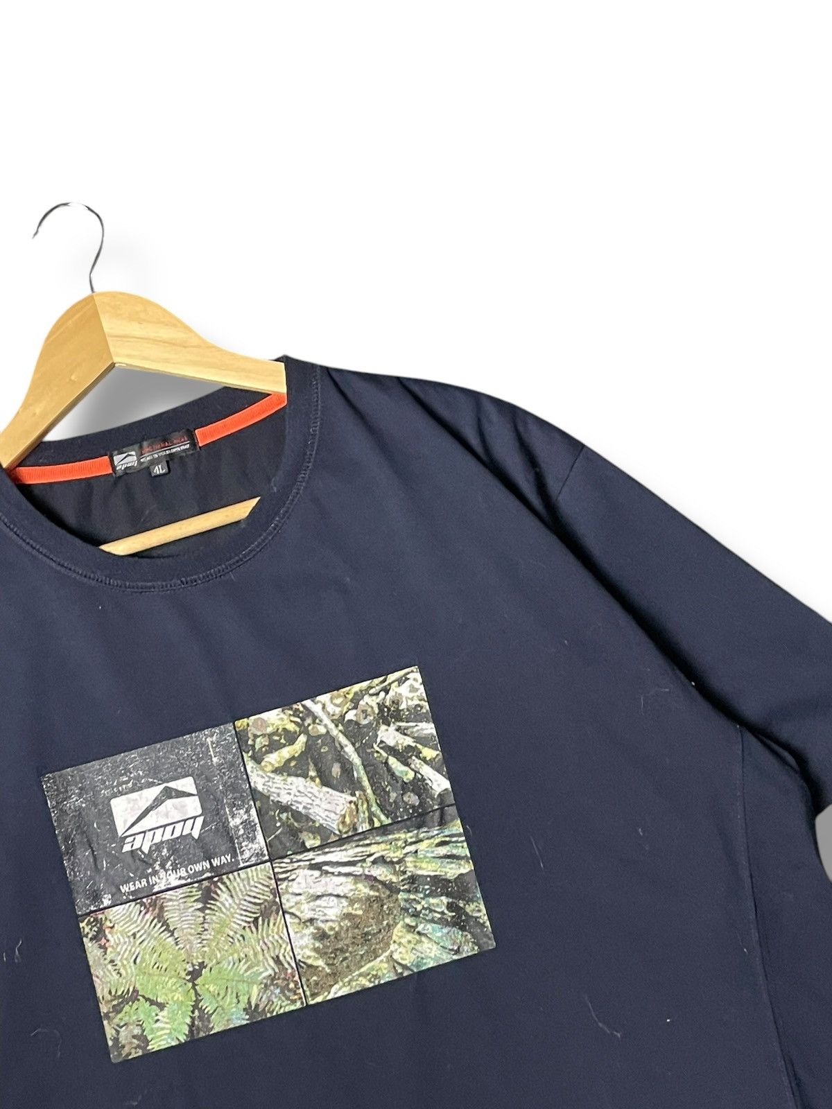 Japanese Brand × Vintage APOY Japanese Brand Printed Short Sleeves (85) Size US L / EU 52-54 / 3 - 2 Thumbnail