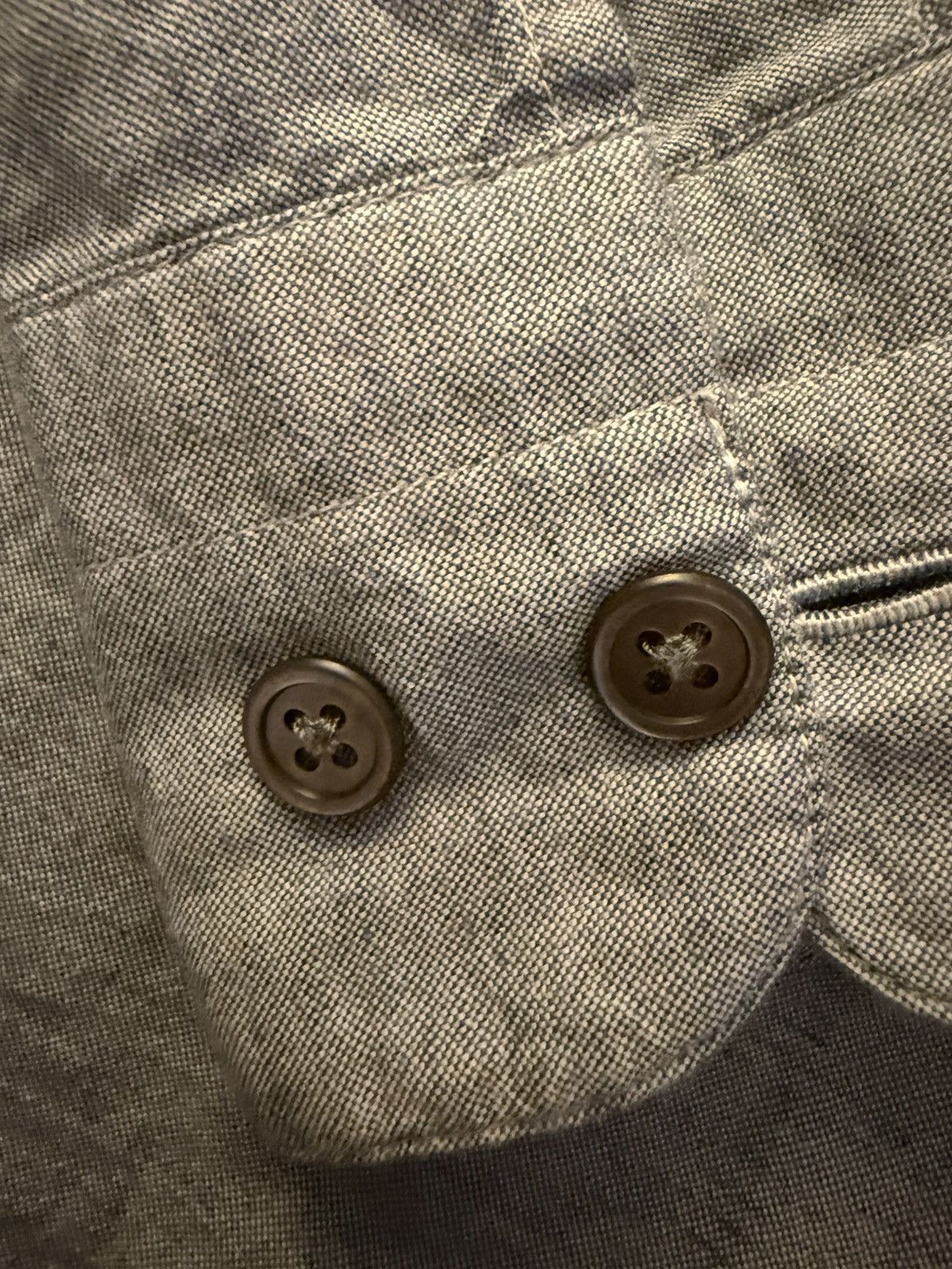 Acne Studios Acne Studios Isherwood Chamb Button-Down — Blue Chambray Size US M / EU 48-50 / 2 - 5 Thumbnail