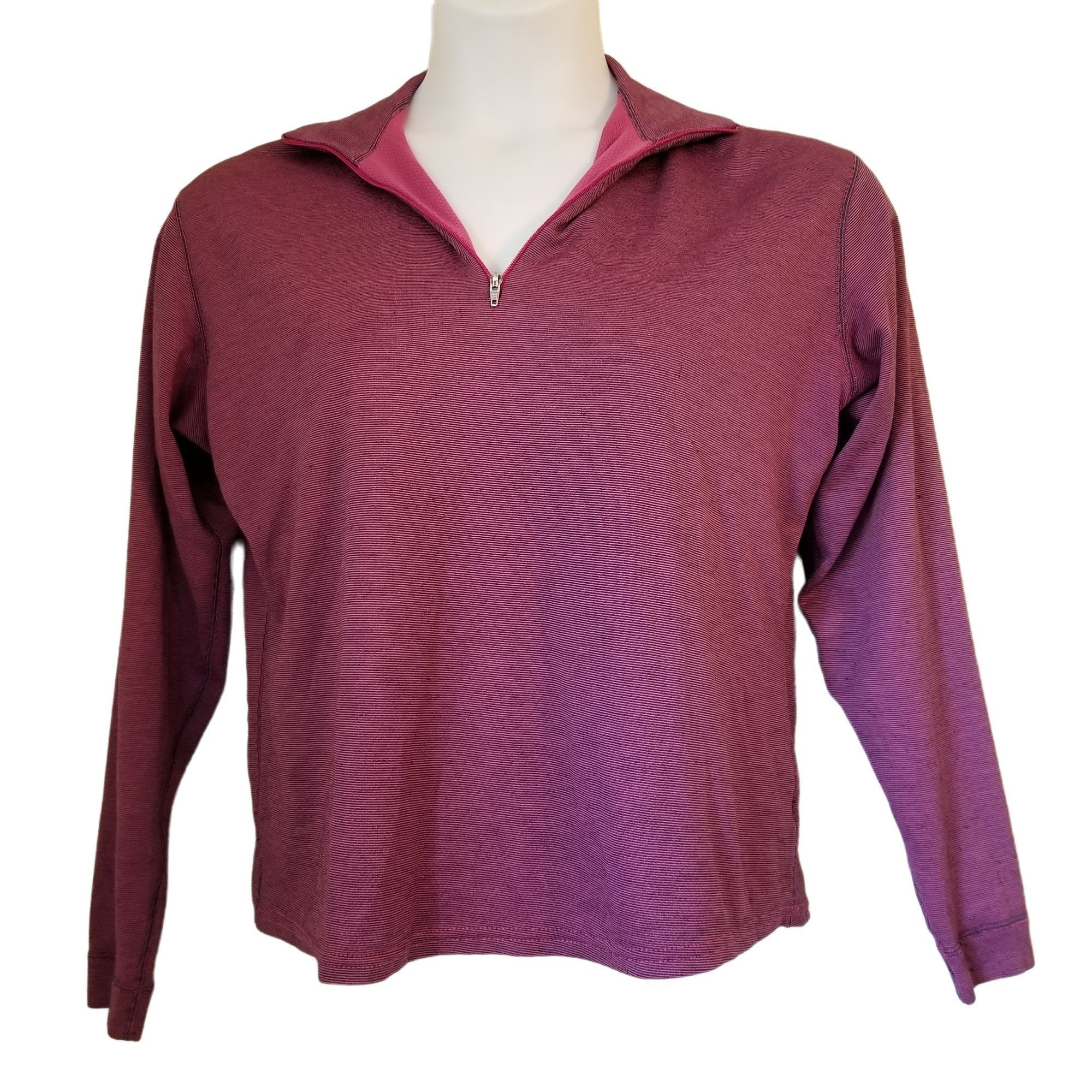 Patagonia Patagonia L Pink Pullover Top Shirt Mock Turtleneck Capilene Size L / US 10 / IT 46 - 1 Thumbnail