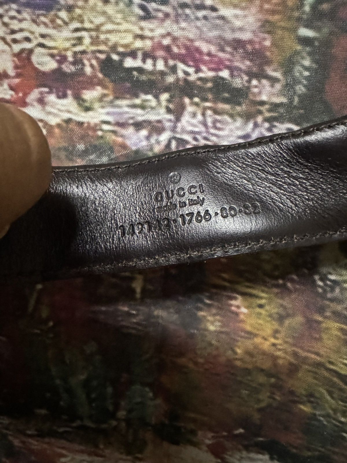 Gucci Vintage Gucci belt Size 30 - 6 Thumbnail