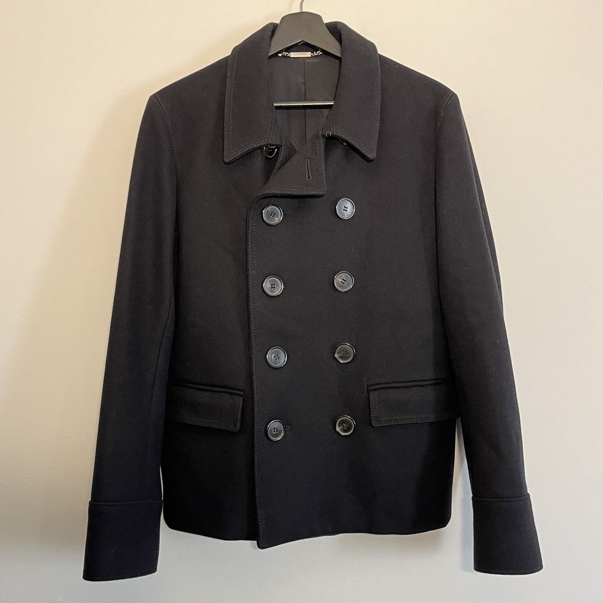 Dior FW04 VOTC Wool Peacoat | Grailed