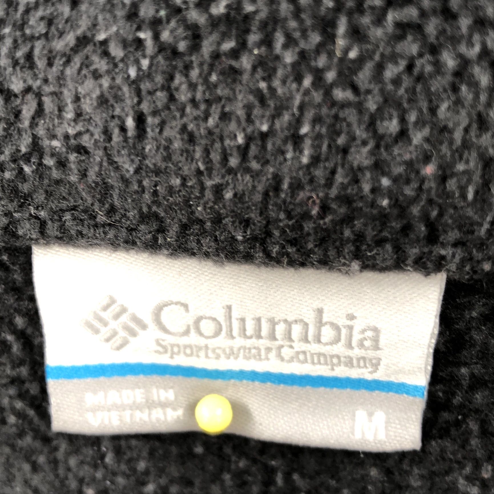 Vintage Columbia Jacket Mens Black Fleece Full Zip Front Pockets Size M Winter Outdoor Casual Regular Fit Middle Length Size US M / EU 48-50 / 2 - 6 Thumbnail