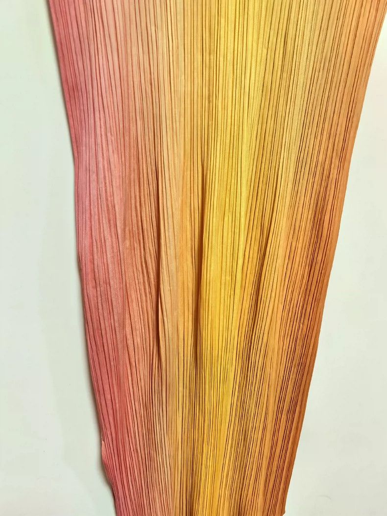 Issey Miyake Issey Miyake size:2 Orange vintage gradient dress Size S / US 4 / IT 40 - 3 Thumbnail