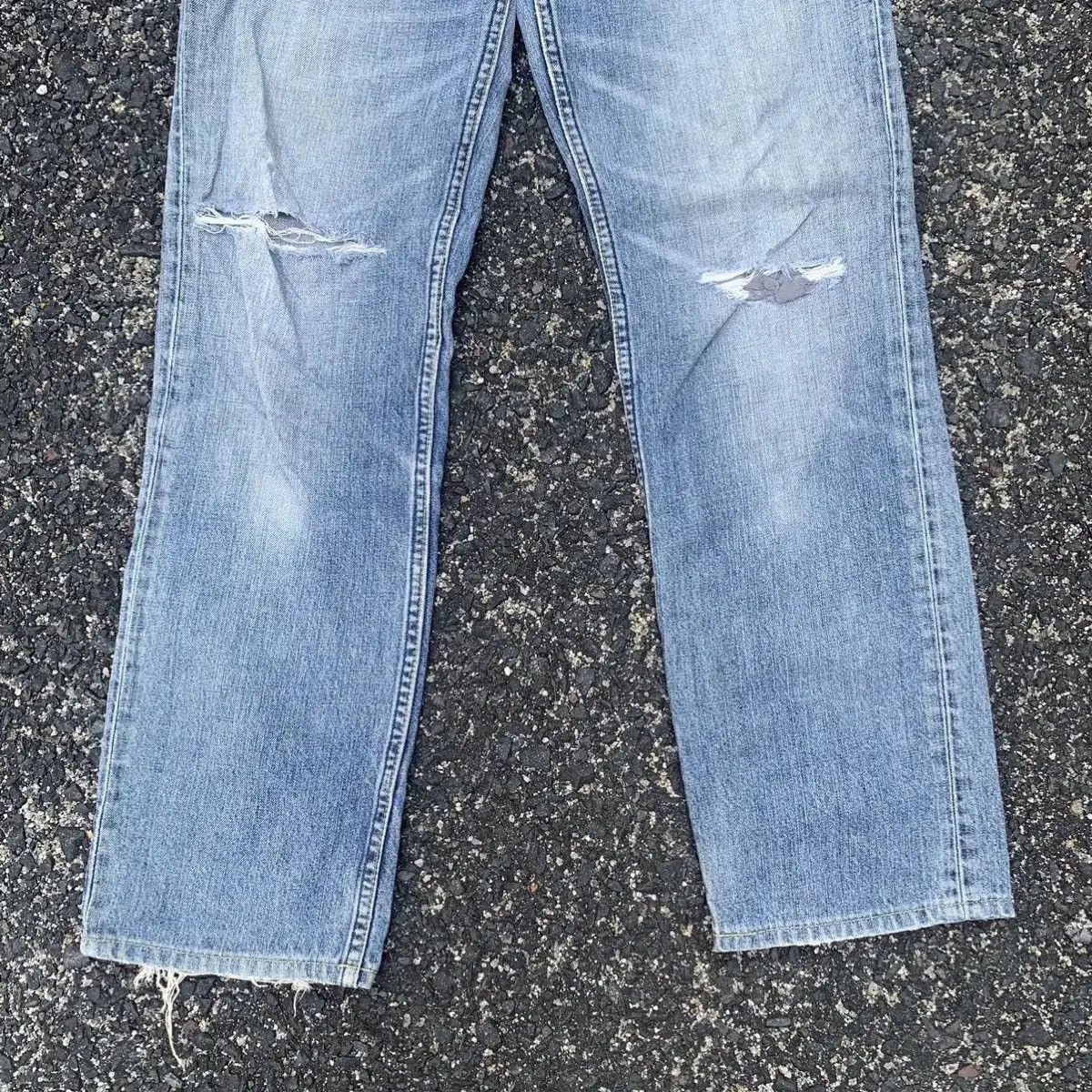 Levi's Levi’s Distressed Denim Levis 502 Jeans Ripped Pants Size US 28 / EU 44 - 3 Thumbnail
