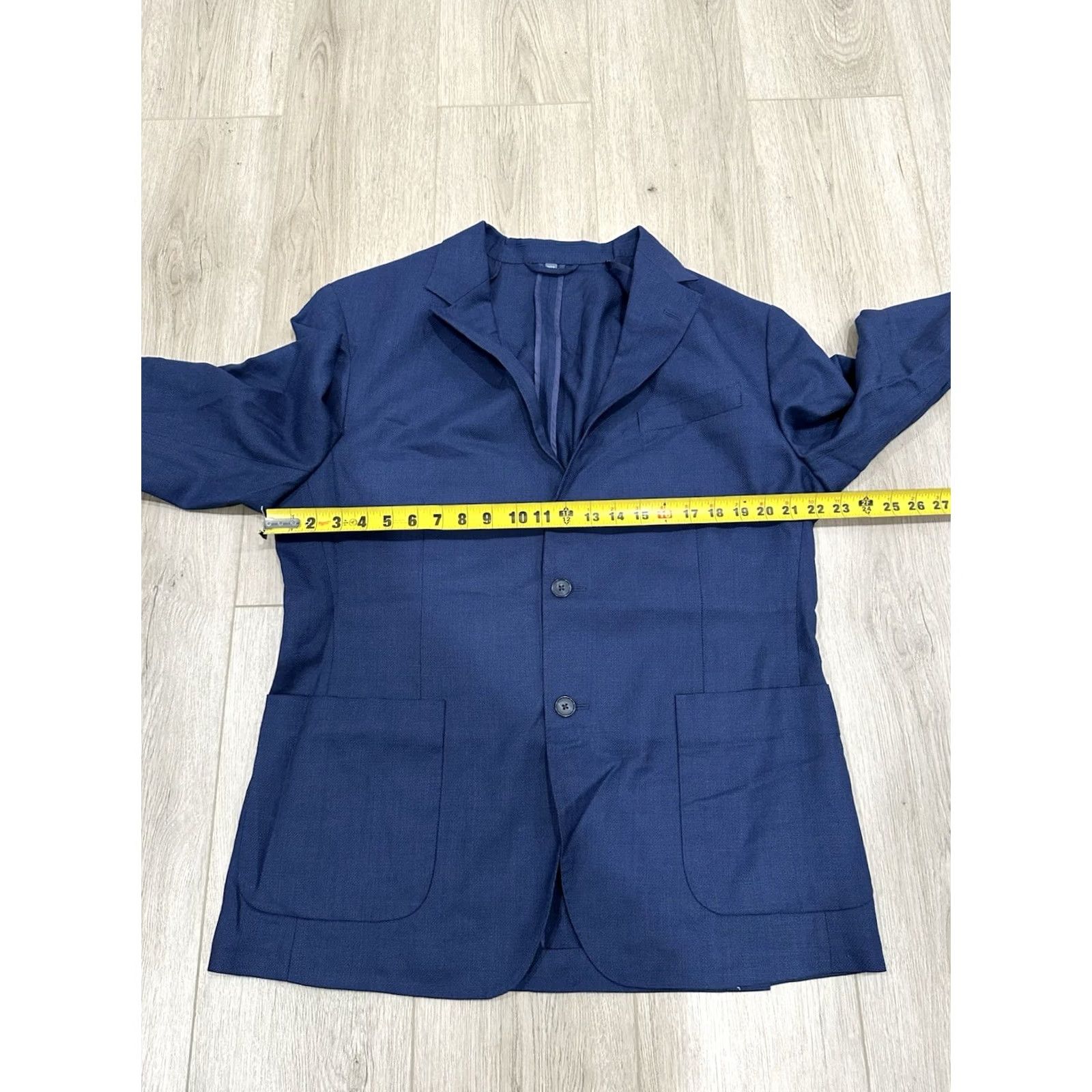 Bonobos Bonobos Vitale Standard Fit Blazer Mens 44R Navy Unstructured Size 44R - 5 Thumbnail