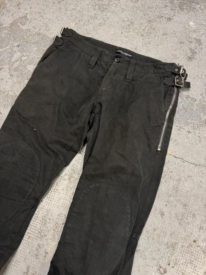 Dolce & Gabbana SS2002 Dolce & Gabbana Black Multi Zips Strapped Pants Size US 30 / EU 46 - 5 Thumbnail