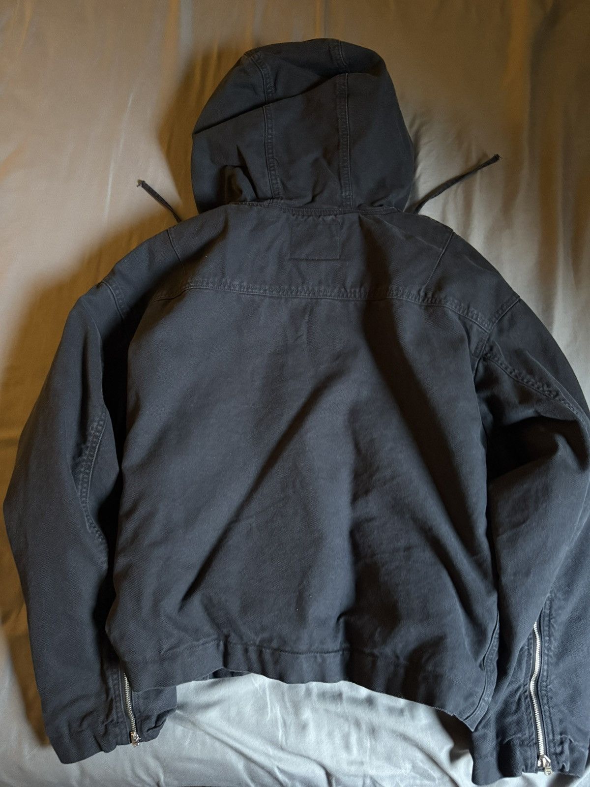 Zara Navy Canvas Jacket Size US M / EU 48-50 / 2 - 2 Thumbnail