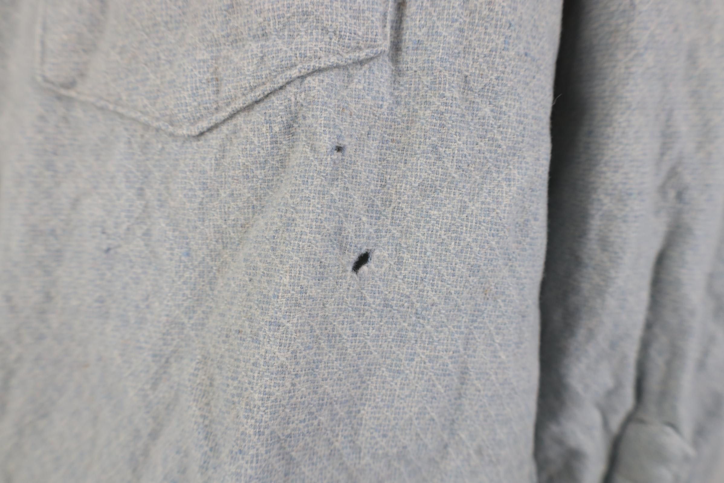 Vintage Vintage 50s 60s Pearl Button Wool Knit Button Shirt Blue USA Size US S / EU 44-46 / 1 - 7 Thumbnail
