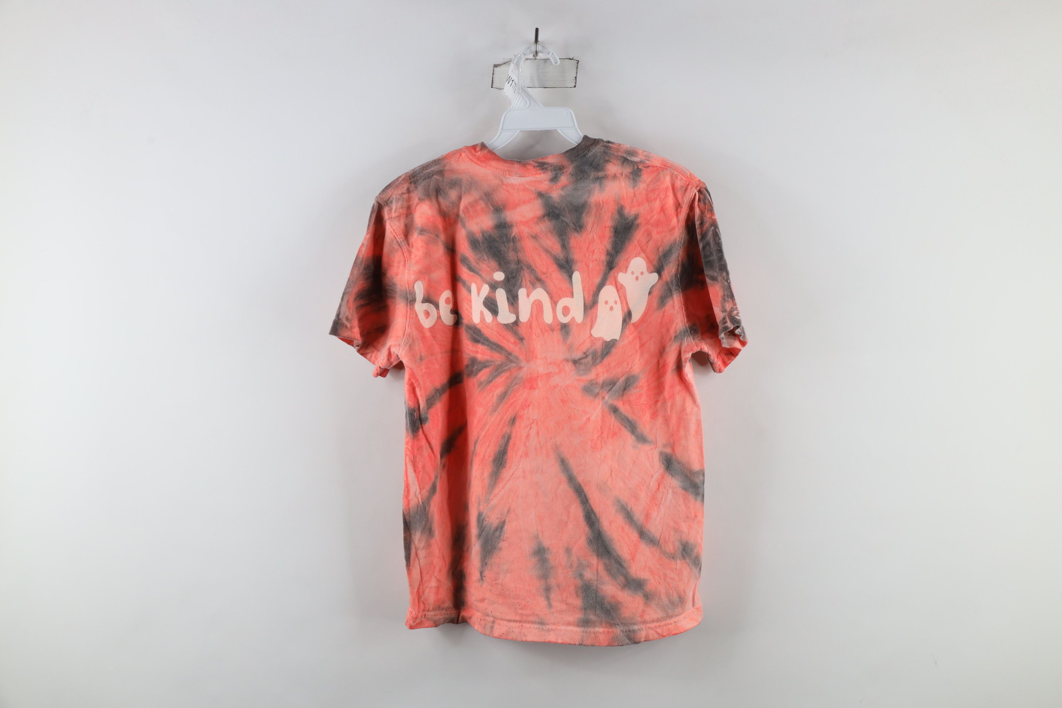Vintage Vintage 90s Dye Halloween Pumpkin Ghost Be Kind T-Shirt USA Size M / US 6-8 / IT 42-44 - 11 Thumbnail
