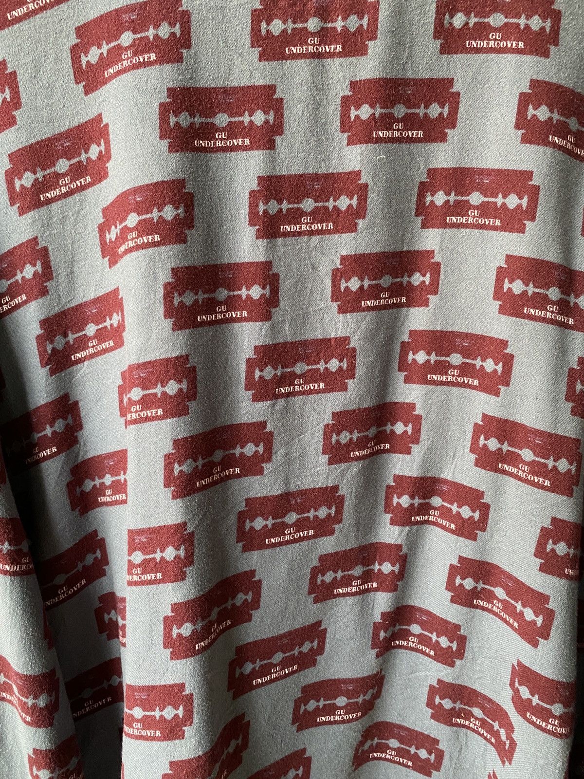GU × Undercover GU x Undercover Sleepwear Shirt Fullprint Design Size US XXL / EU 58 / 5 - 13 Thumbnail