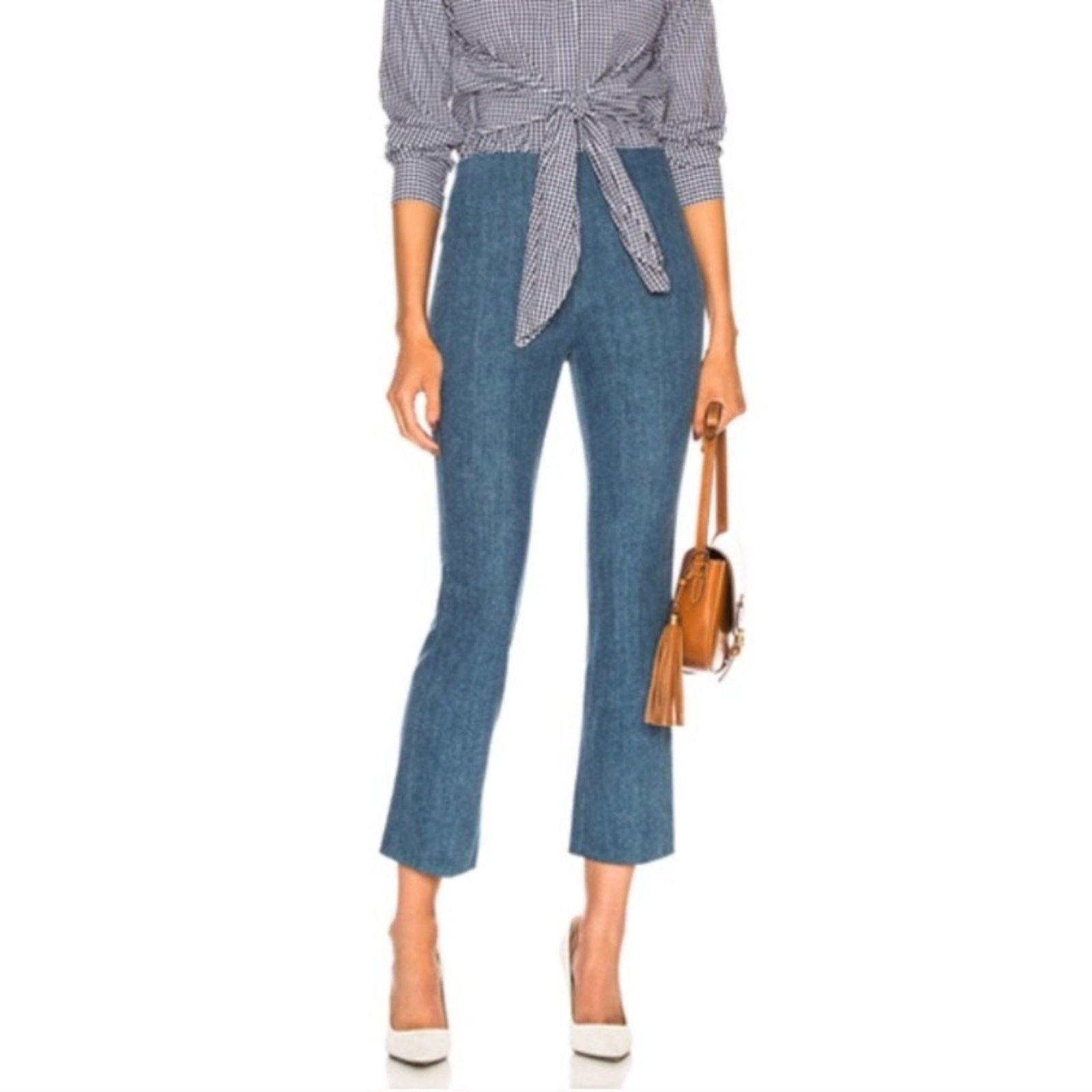 Rag & Bone Rag & bone hina high waist kick crop jeans Size 30" / US 8 / IT 44 - 5 Thumbnail