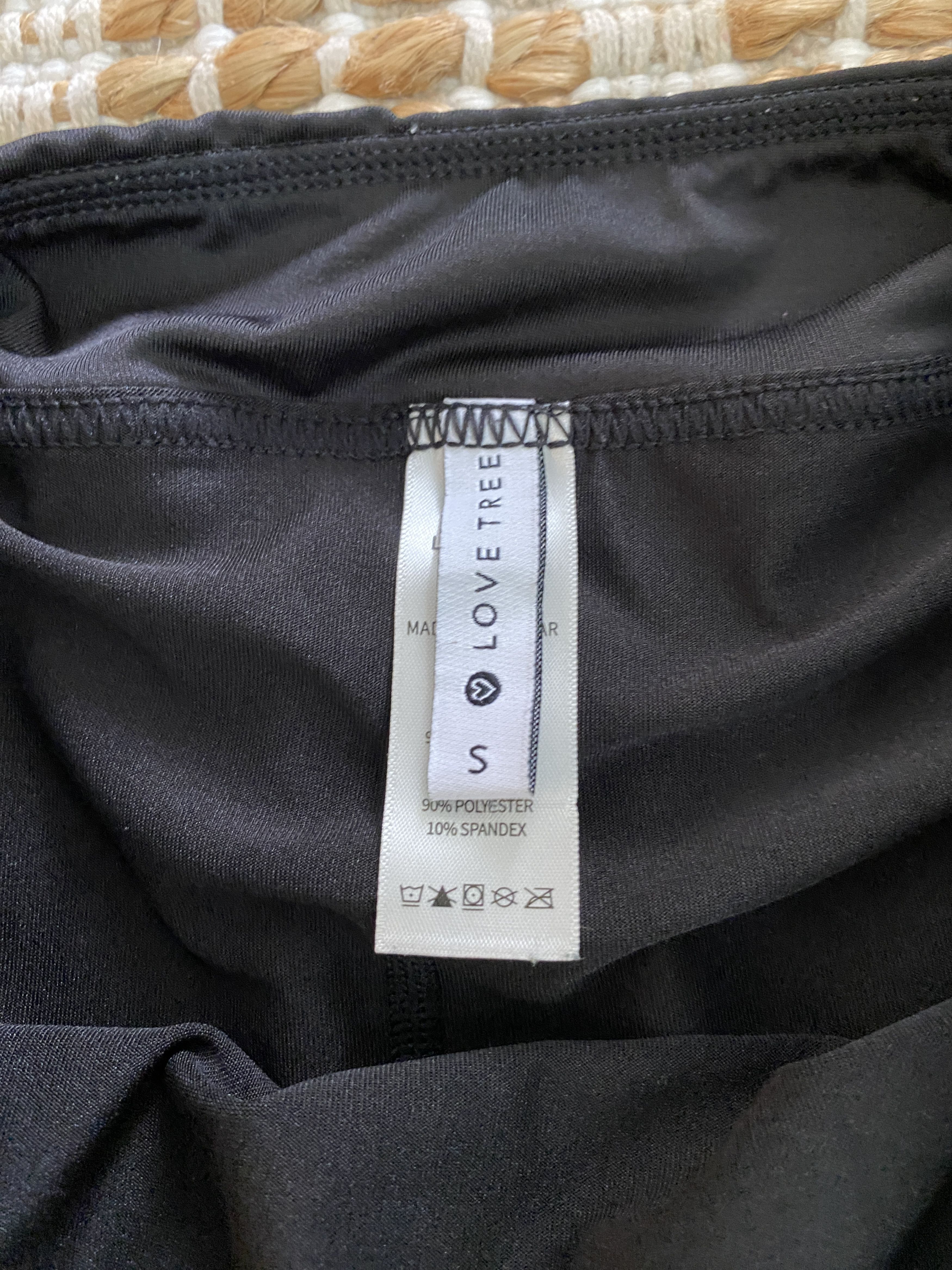 Other Brand New Love Tree Black Activewear Two-In-One Mini Skort Size 26" / US 2 / IT 38 - 5 Thumbnail