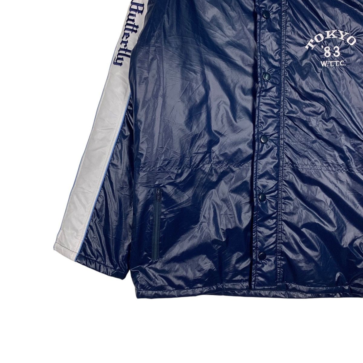 Japanese Brand 80’s BUTTERFLY TOKYO Embroidery Logo Light Jacket #2329-C104 Size US L / EU 52-54 / 3 - 3 Thumbnail
