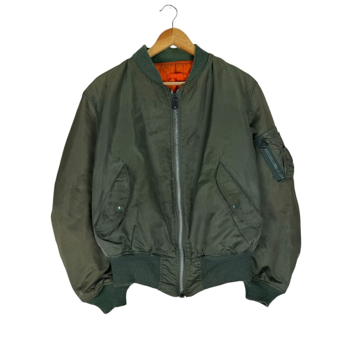 Alpha Industries ☀️ALPHA INDUSTRIES MA-1 FLYERS BOMBER JACKET Size US L / EU 52-54 / 3 - 1 Thumbnail