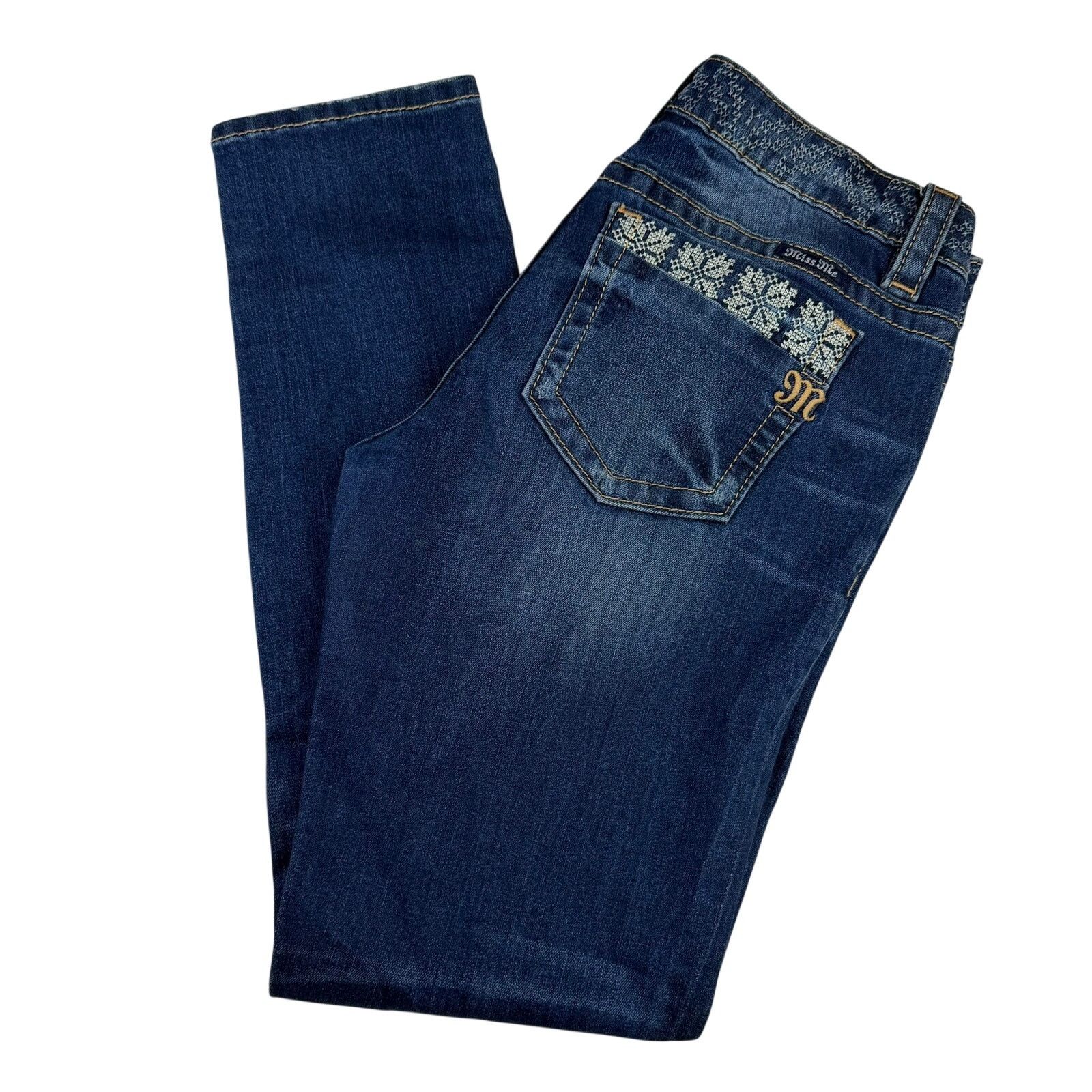 Miss Me Miss Me Signature Cuffed Skinny Jeans Size 29 Size 29" - 1 Thumbnail