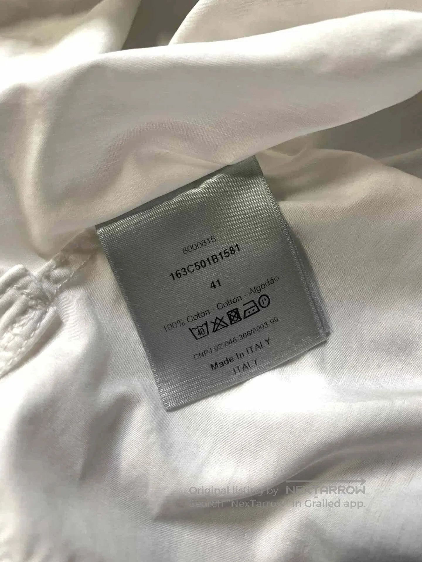 Dior Dior Bee Embroidery White Shirt. Size US M / EU 48-50 / 2 - 5 Thumbnail