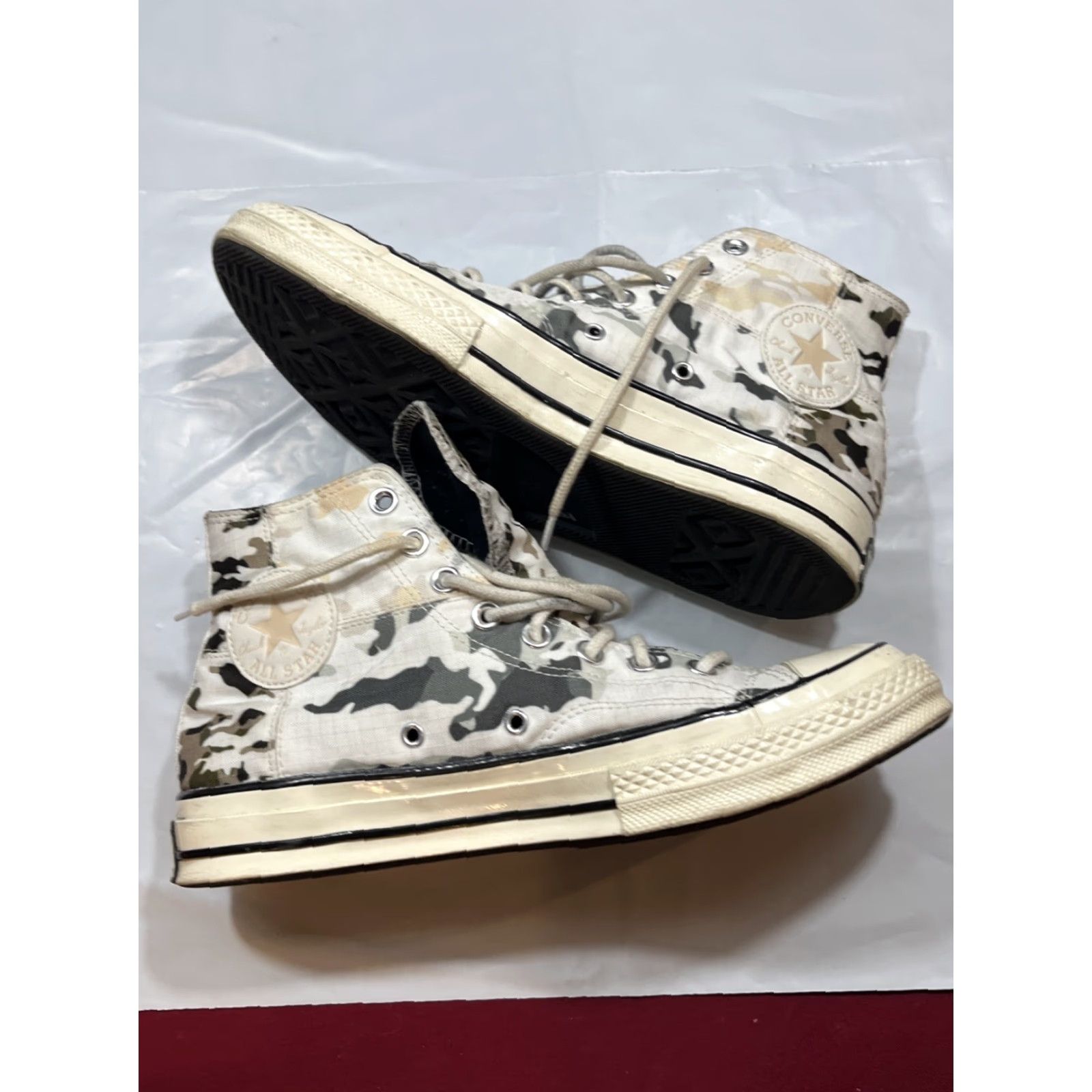 Converse Converse Chuck 70 High Top Camouflage Green White Mens 8.5 Womens 10.5 US 65 913C Camouflage Print Sneakers Shoe High Top Textile Pattern Size M / US 6-8 / IT 42-44 - 6 Thumbnail