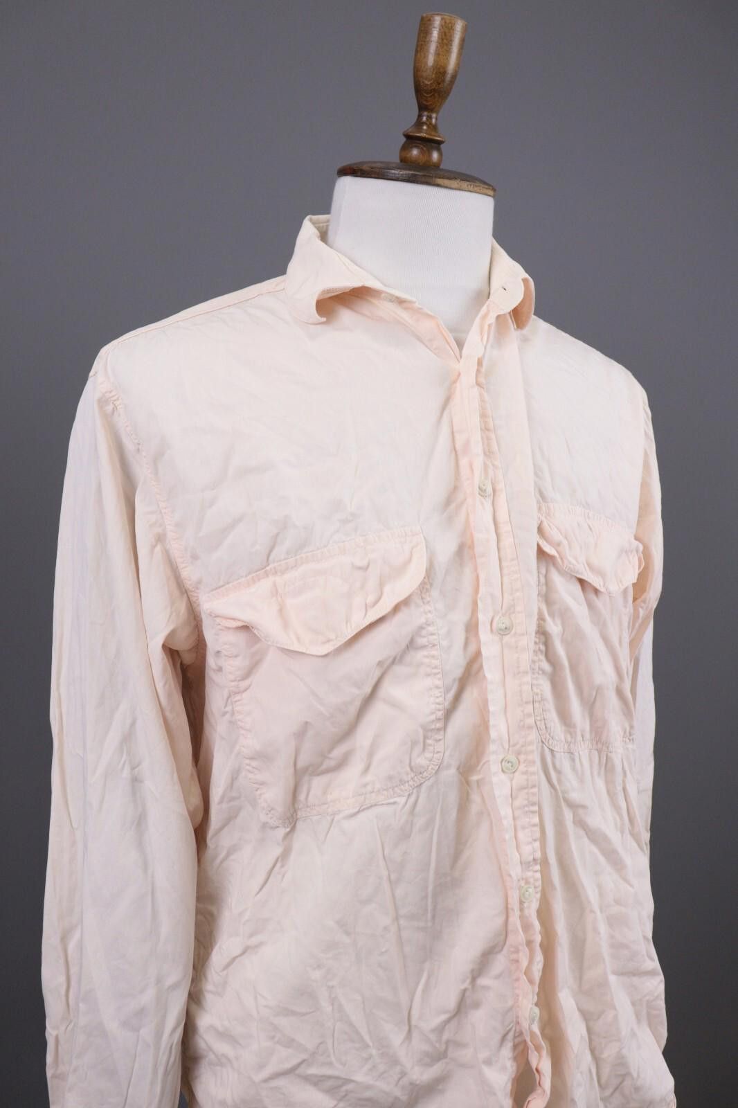 Valentino Valentino Jeans Orange Button Up Dress Shirt Size 41 / 16 Size US M / EU 48-50 / 2 - 6 Thumbnail