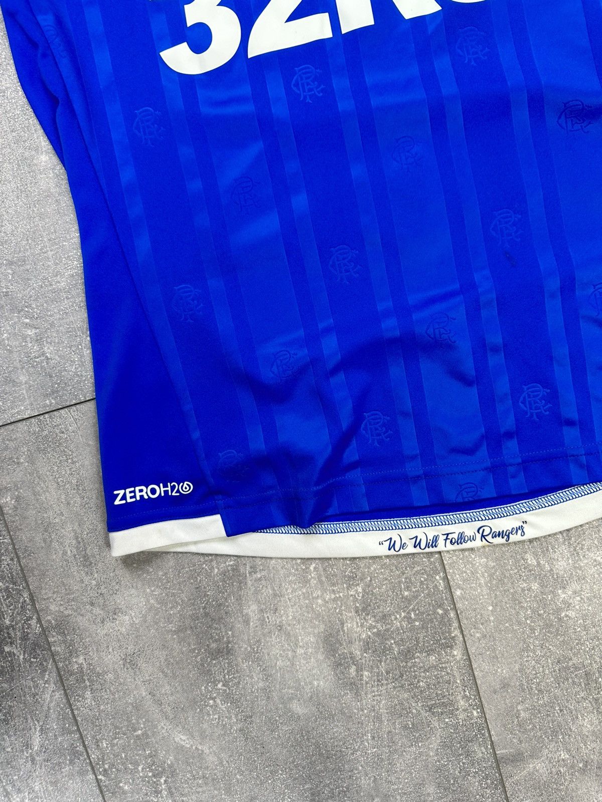 Hummel × Vintage Men’s Hummel Rangers football soccer shit jersey Size US S / EU 44-46 / 1 - 4 Thumbnail