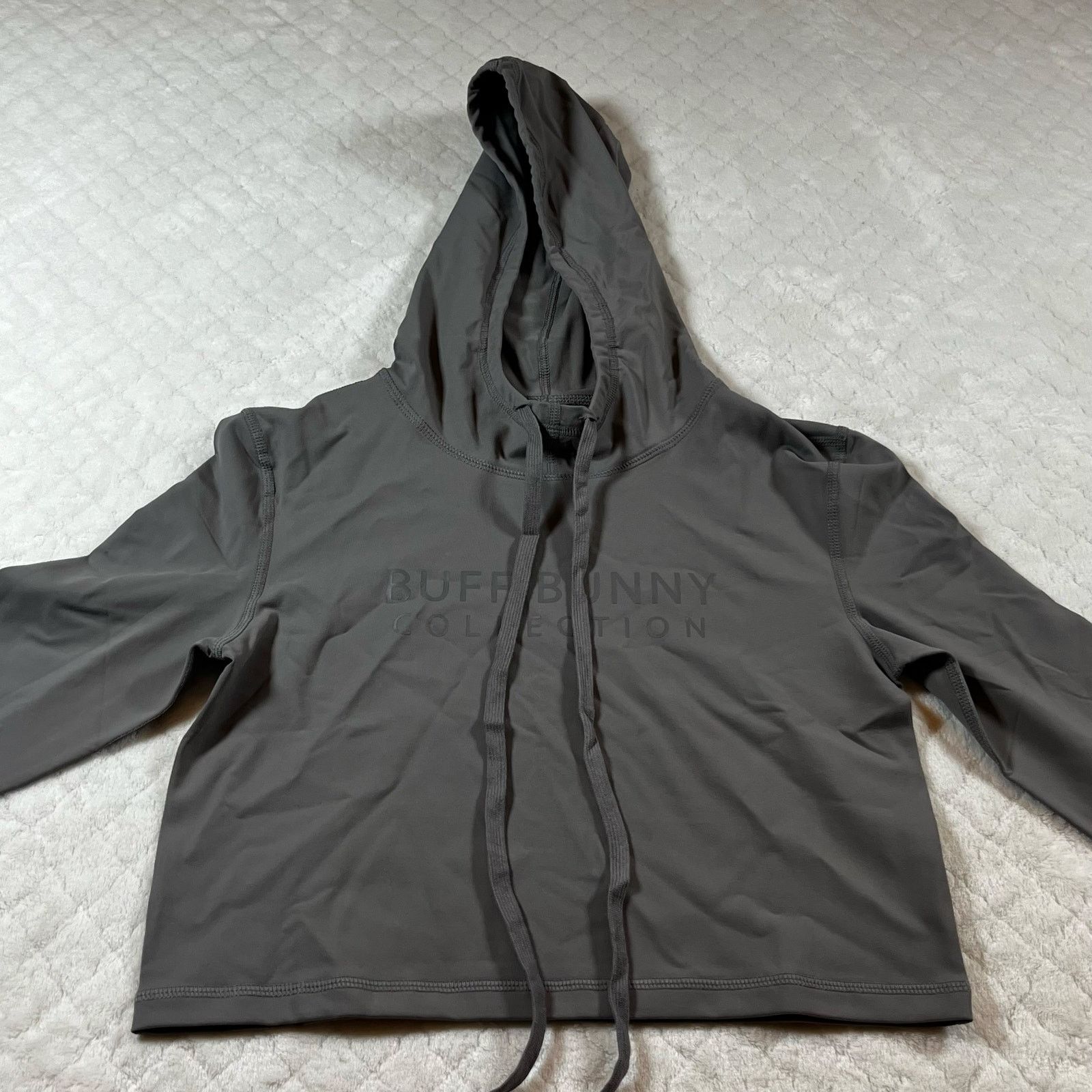 Other NWOT BuffBunny Cropped Hooded Pullover - size Medium - Gray Size M / US 6-8 / IT 42-44 - 3 Thumbnail