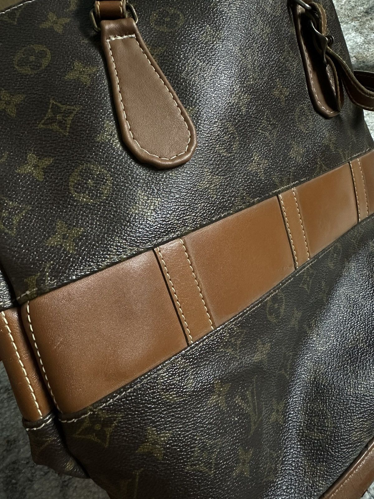 🔥 Louis Vuitton Monogram Bucket GM Bag French Co. Vintage
