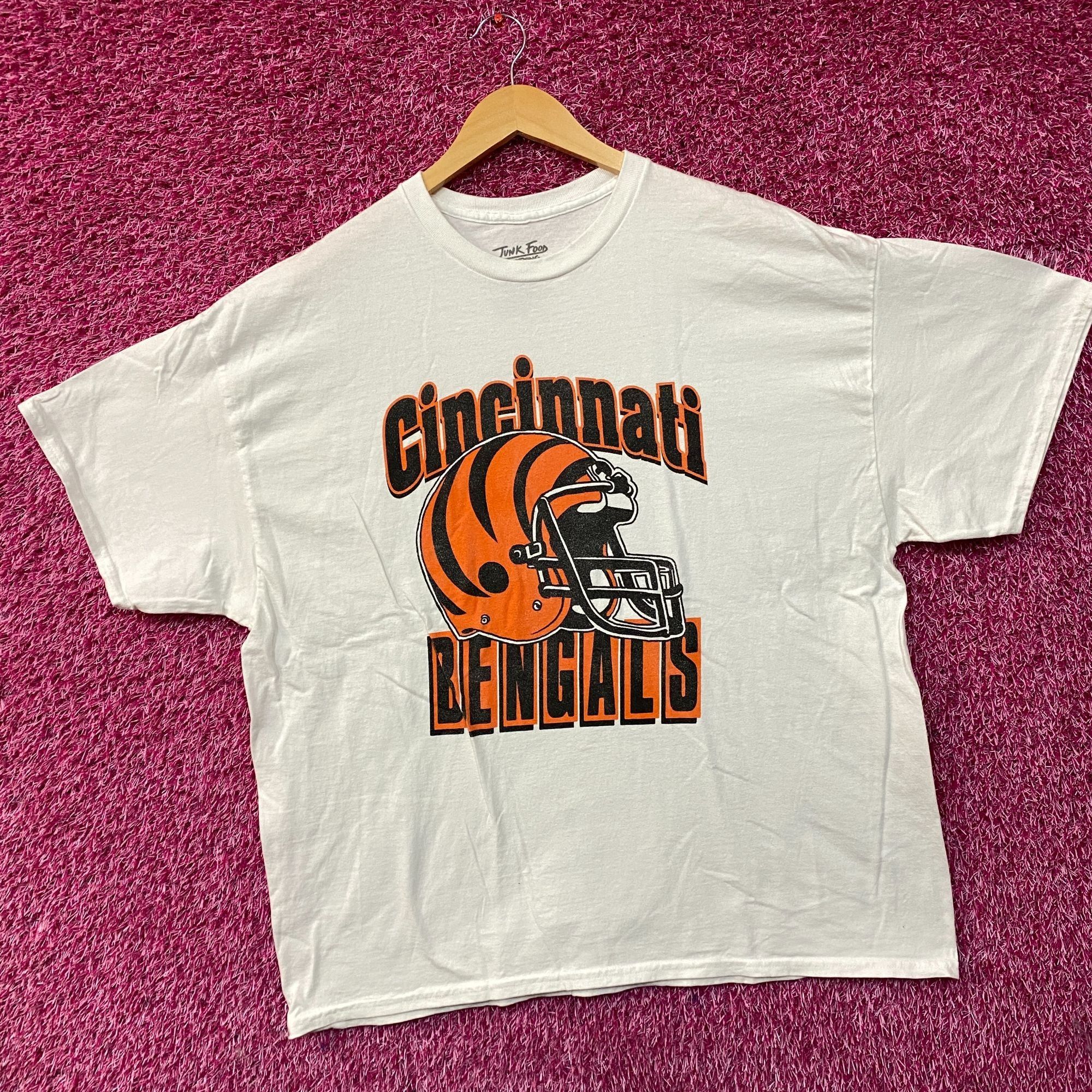 Junk Food Junk Food Clothing NFL Cincinnati Bengals Helmet Logo T-Shir Size US XL / EU 56 / 4 - 3 Thumbnail
