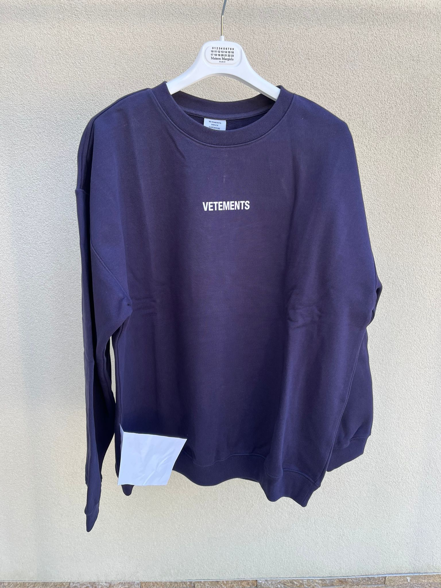 Vetements Logo Sweat Shirt in Navy / Marine Size US S / EU 44-46 / 1 - 3 Thumbnail