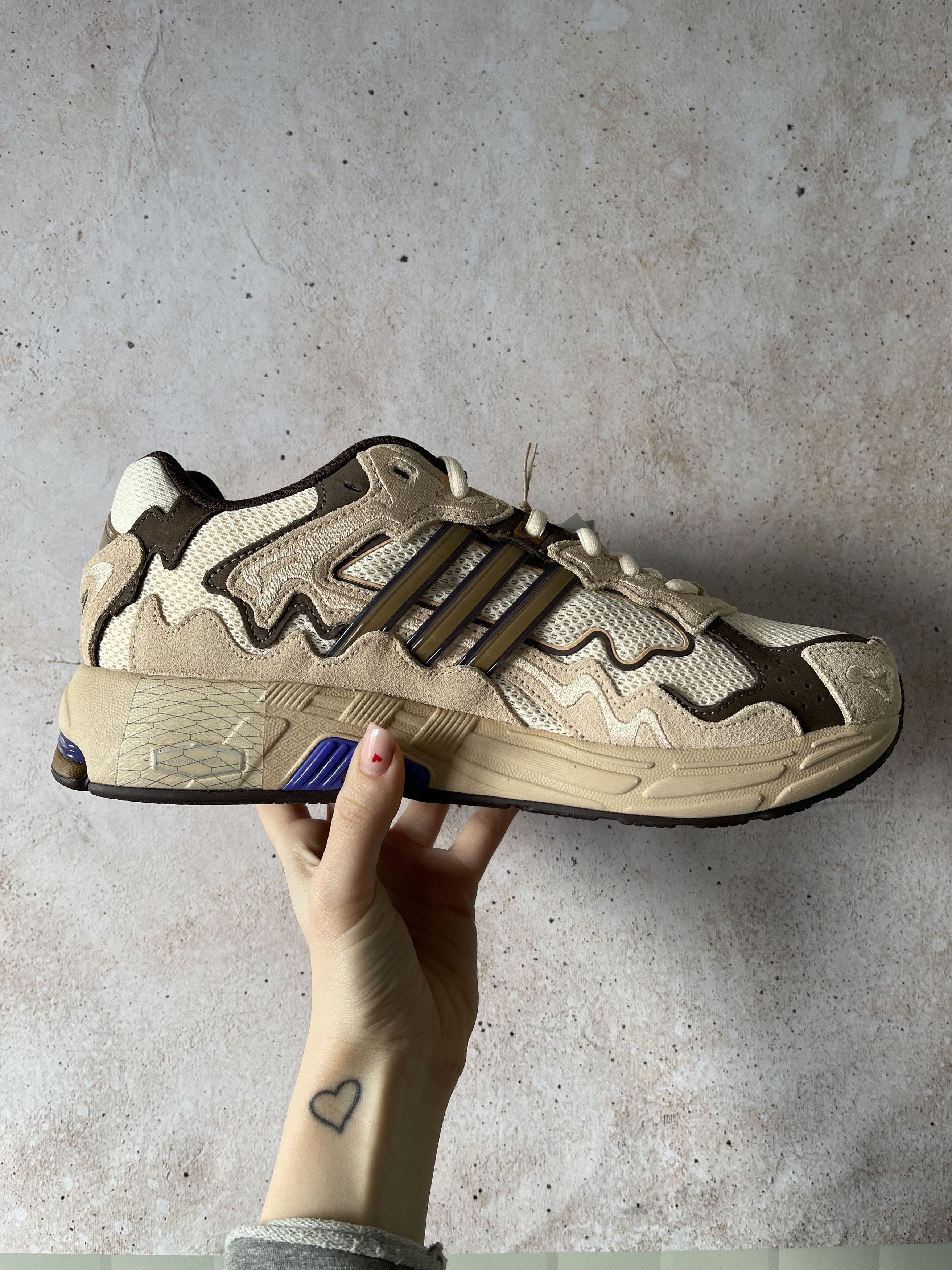 image of Adidas Response Cl Bad Bunny Paso Fino Shoes in Ecru Tint/Bronze Strata/Earth Strata (Size 9.5)