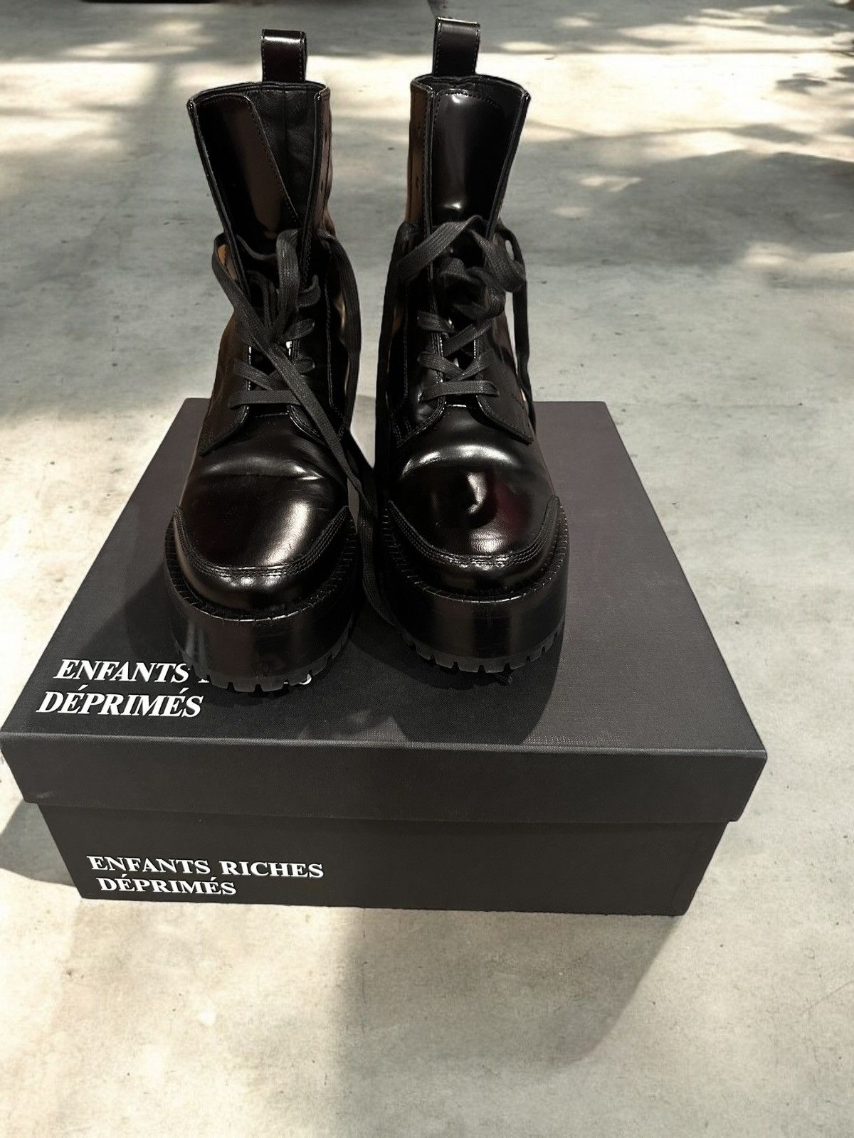 Enfants Riches Deprimes Enfants Riches Deprimes Disco Stomper Leather Boots Size US 8.5 / EU 41-42 - 3 Thumbnail