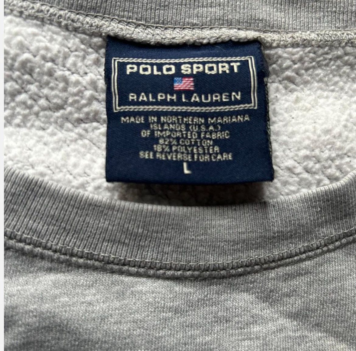 Polo Ralph Lauren Ralph Lauren Polo Sport Embroidered Polo Sweatshirt Size US L / EU 52-54 / 3 - 3 Thumbnail