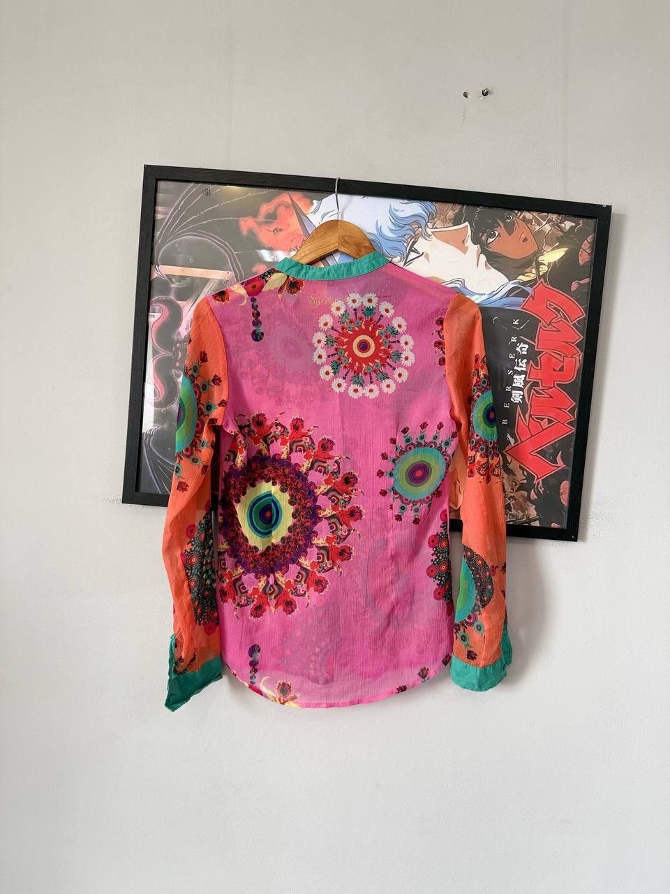 Desigual Vintage Desigual Rare Long Sleeve Bog face rap Y2K tee Size S / US 4 / IT 40 - 8 Thumbnail
