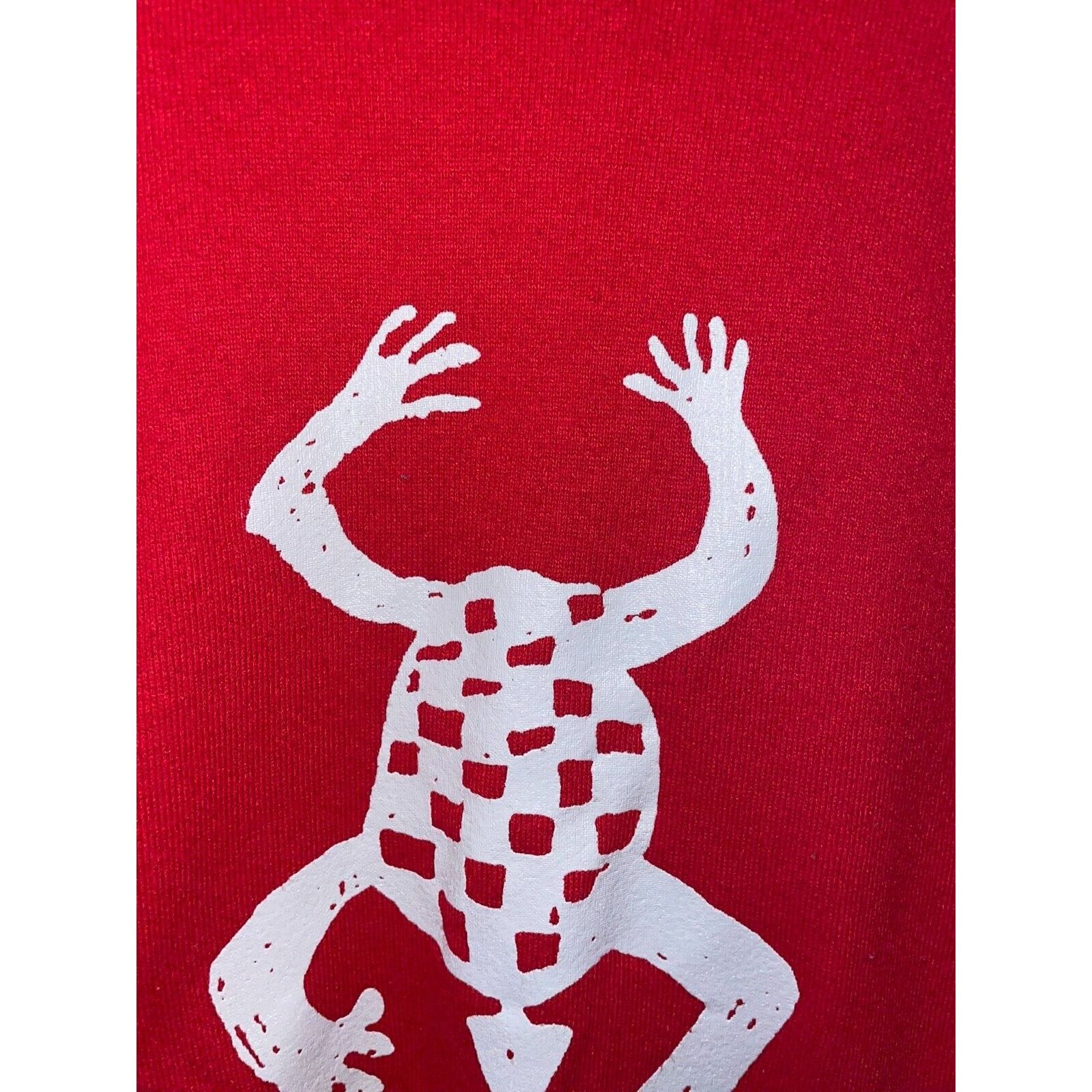 Jerzees Vintage Native American Sweatshirt Indian Turtle Red VTG 90s Size US L / EU 52-54 / 3 - 3 Thumbnail