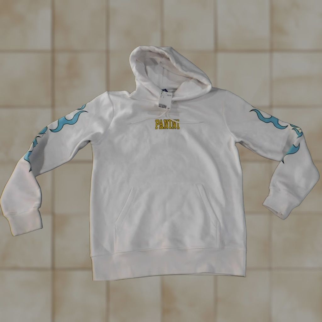 H&M H&M Hoodie Mens M White Lil Nas Pullover Graphic Music Classic 1/4 Zip Breathing Knit Mock Neck Sweatshirt Mens Size US M / EU 48-50 / 2 - 1 Thumbnail