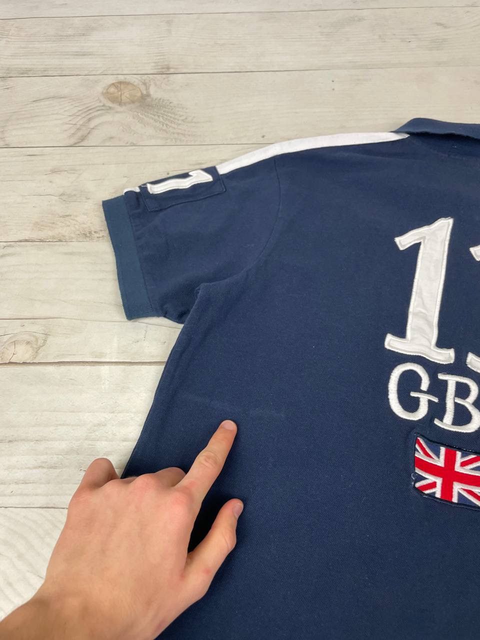 Polo Ralph Lauren Vintage Polo Ralph Lauren Great Britain GBR Rugby Polo Shirt Size US M / EU 48-50 / 2 - 14 Thumbnail