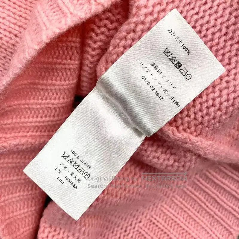 Dior Dior Pink Knit Pullover Sweater for Women . Size XS / US 0-2 / IT 36-38 - 5 Thumbnail