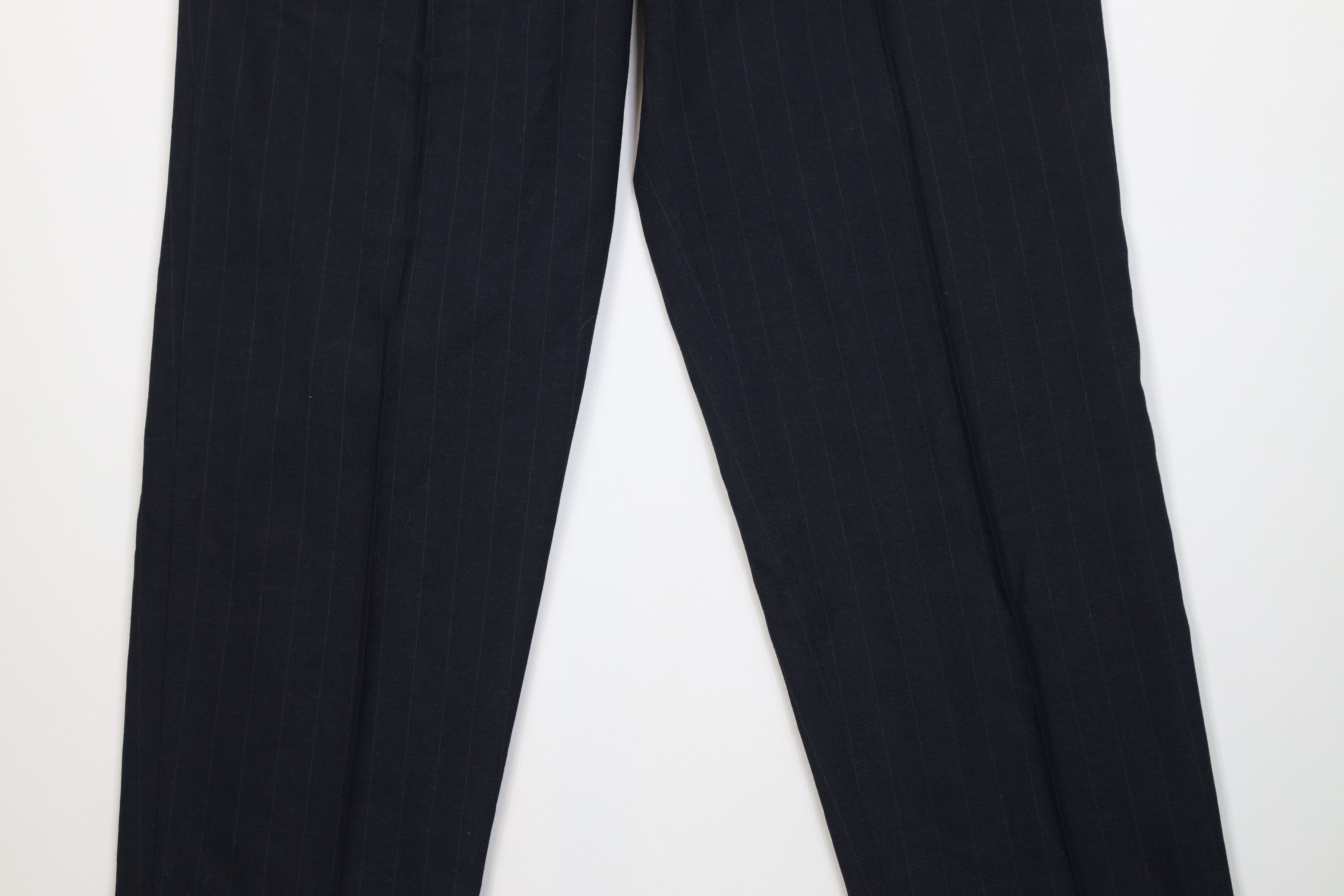 Levi's Vintage 90s Levis Pinstriped Wool Knit Chino Pants Trousers Size US 32 / EU 48 - 3 Thumbnail