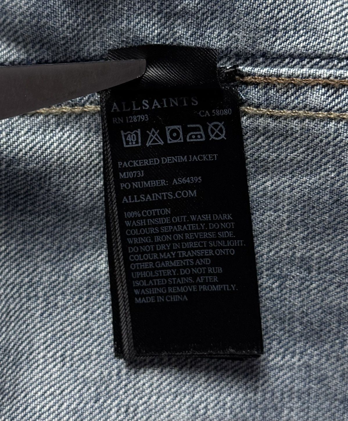 Allsaints Allsaints Distressed Denim Button Jacket Size US M / EU 48-50 / 2 - 17 Thumbnail