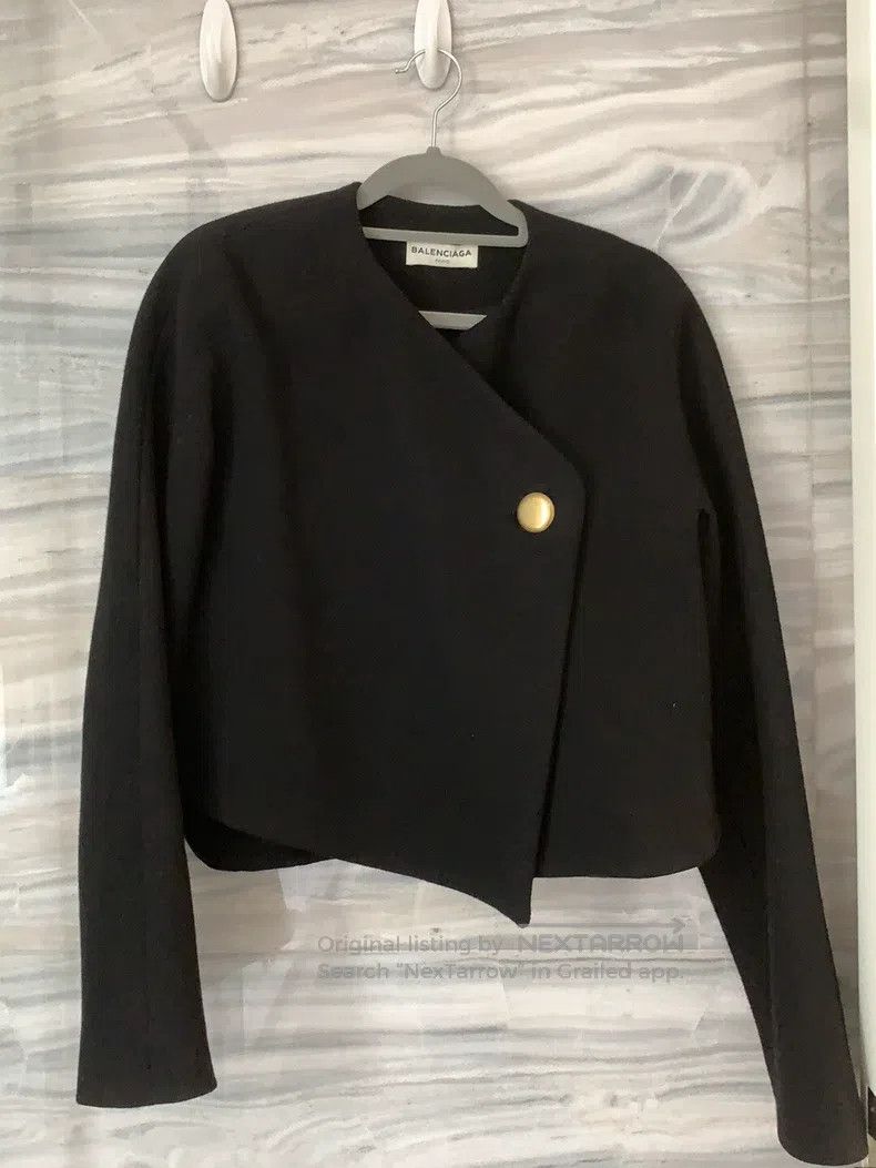 Balenciaga Balenciaga Classic Black Blazer, Size 34 Size XXS / US 00 / IT 34 - 2 Thumbnail