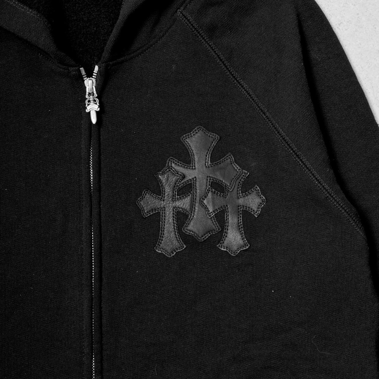Chrome Hearts CHROME HEARTS Paper Jam Cemetery Cross Patch ZIp Hoodie Size US S / EU 44-46 / 1 - 4 Thumbnail
