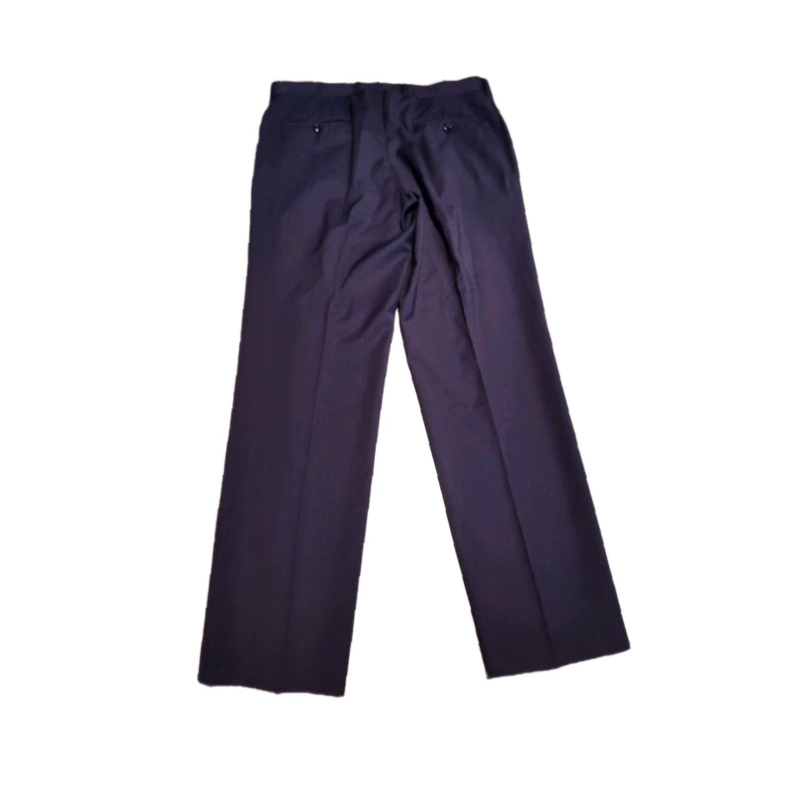Ted Baker VINTAGE Ted Baker Men's Dress Pants Wool Black Regular Size 35 Straight Leg Business Formal City Size US 35 - 2 Thumbnail