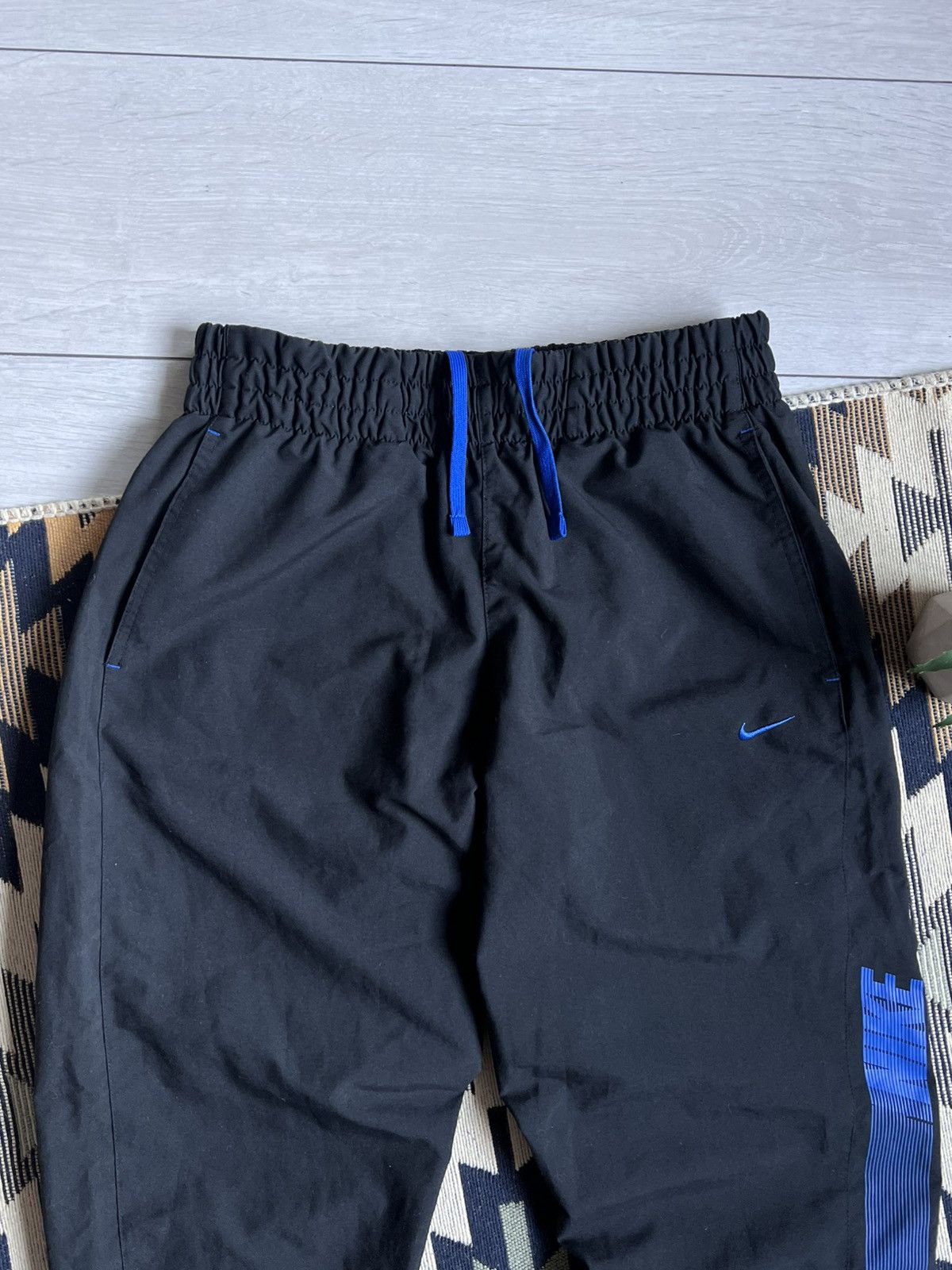 Nike Nike Vintage Y2k Drill Swoosh Nylon Pants Size US 32 / EU 48 - 4 Thumbnail