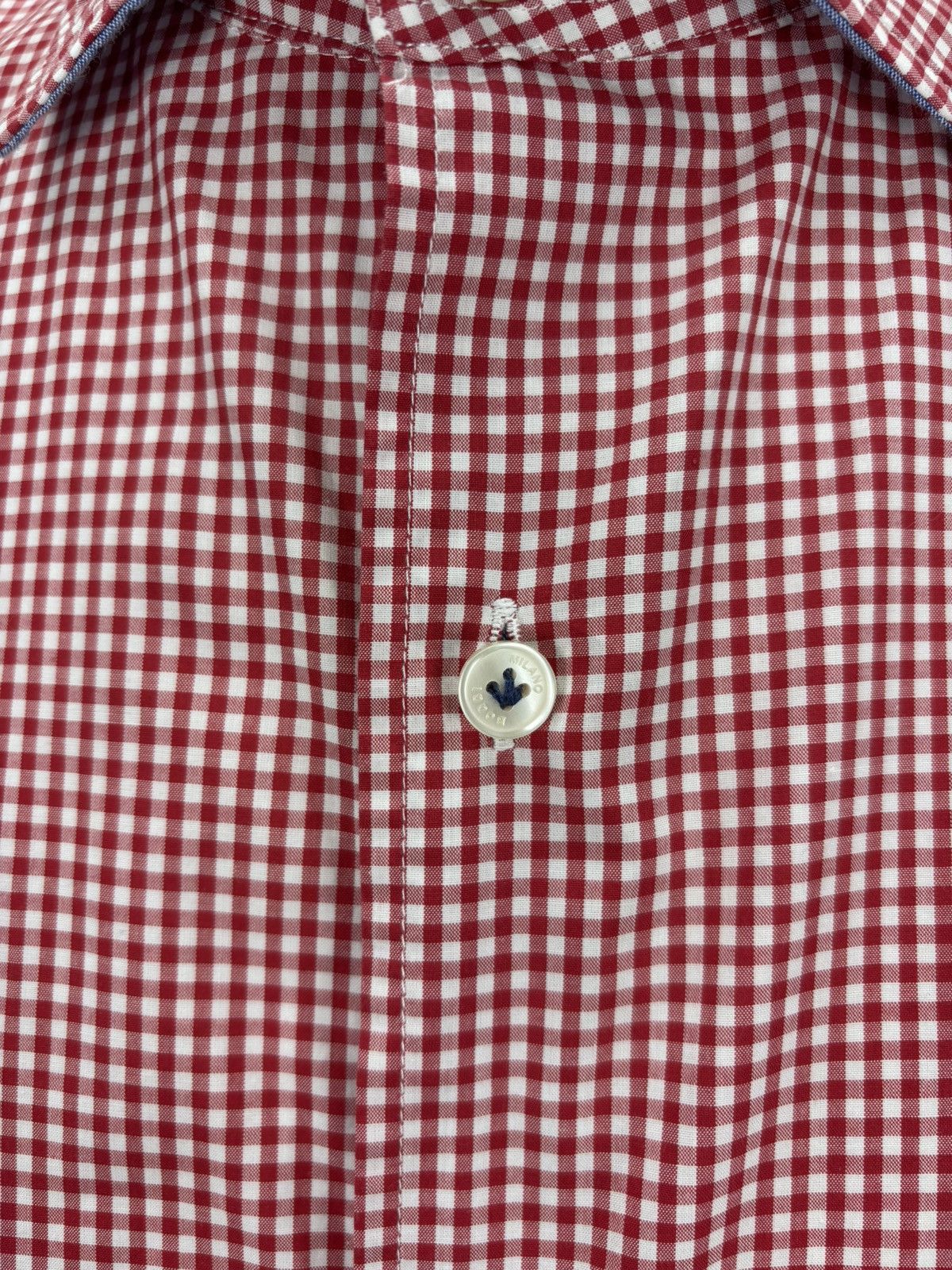 Boggi Mens shirt Boggi Milano Size M/L Color Red Size US M / EU 48-50 / 2 - 9 Thumbnail