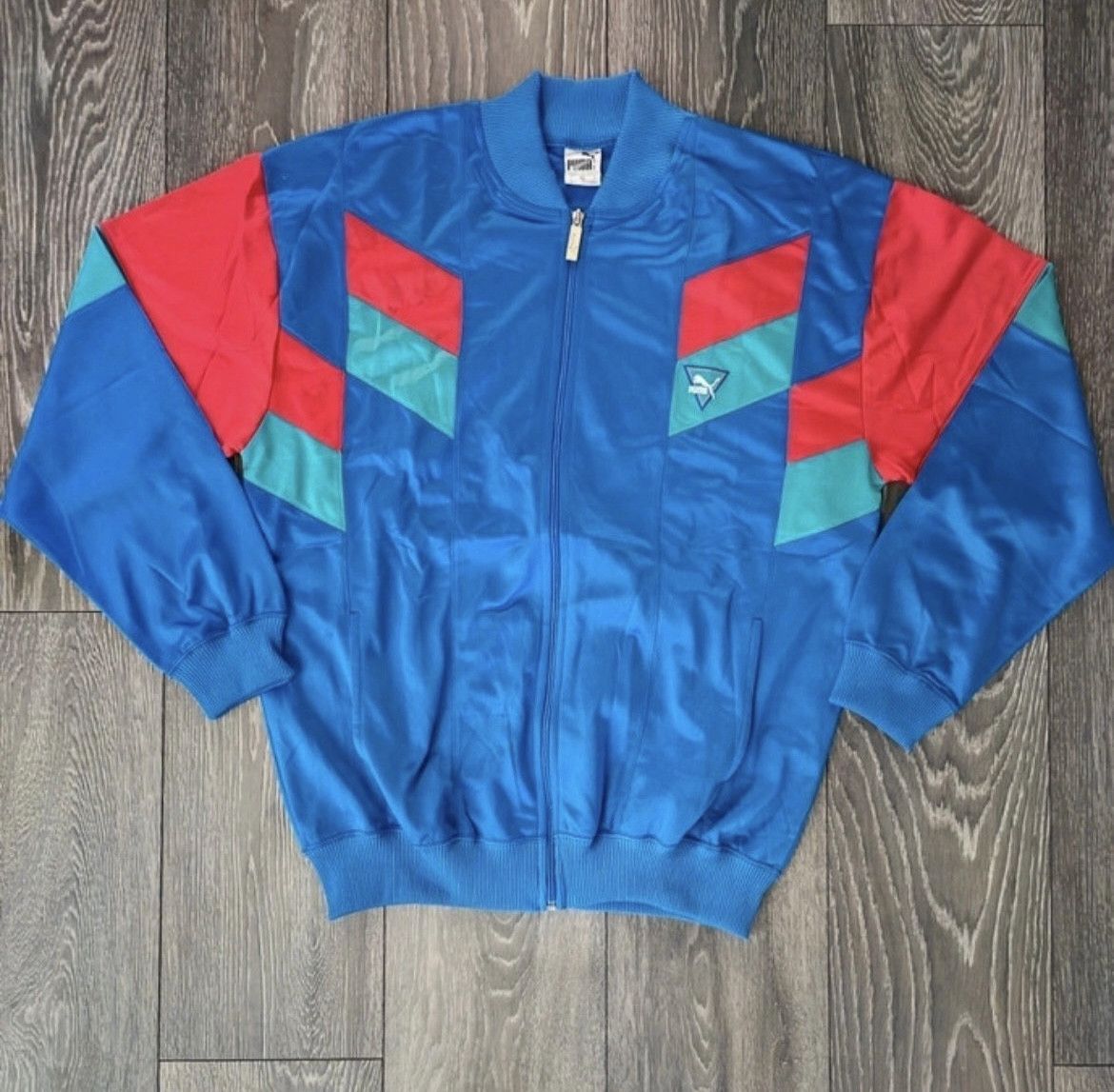Vintage Puma Colorblock Track Jacket