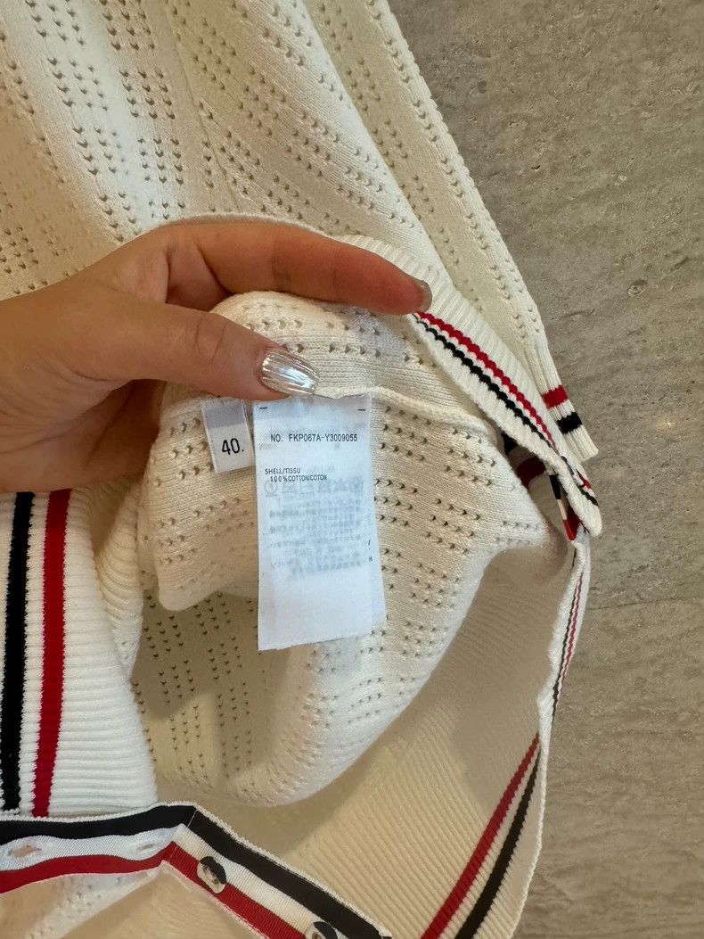Thom Browne Thom browne Knitted lacing short sleeves 2503-Nextarrow Size S / US 4 / IT 40 - 7 Thumbnail