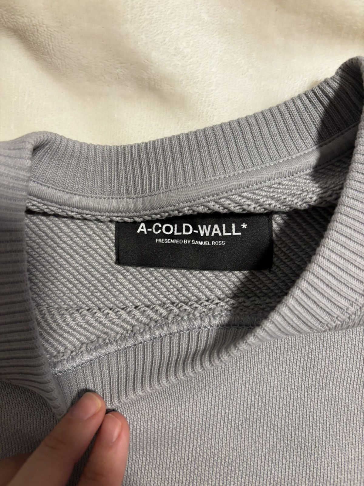 A-COLD-WALL* A COLD WALL Gray Knit Sweater Size US M / EU 48-50 / 2 - 3 Thumbnail