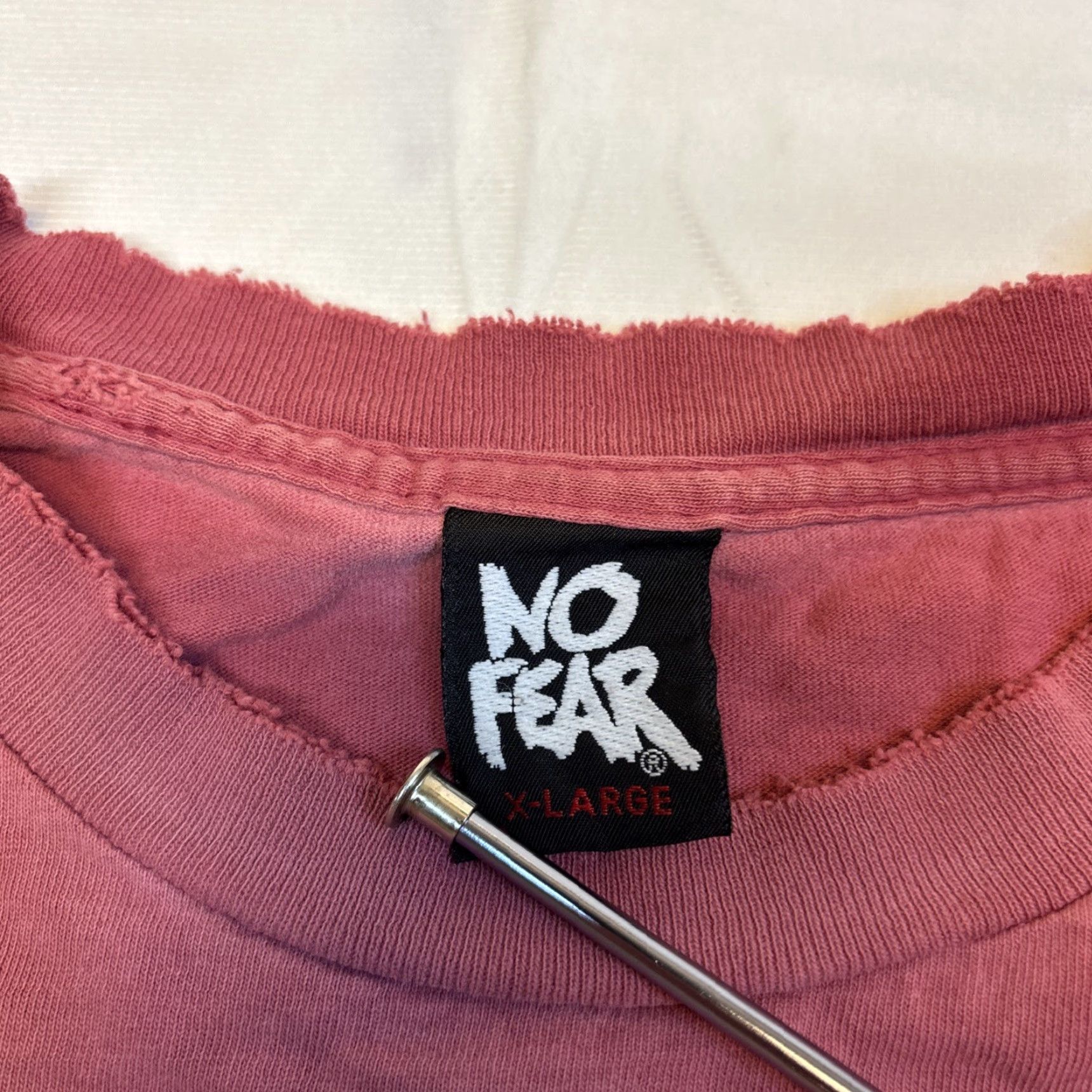 No Fear VINTAGE No Fear T-Shirt 90s X-Large Red Short Sleeve Men's Dream Thief Of Dreams Single Stitch 1990s Fear The Thief Of Dreams (No Fear) Size US XL / EU 56 / 4 - 3 Thumbnail